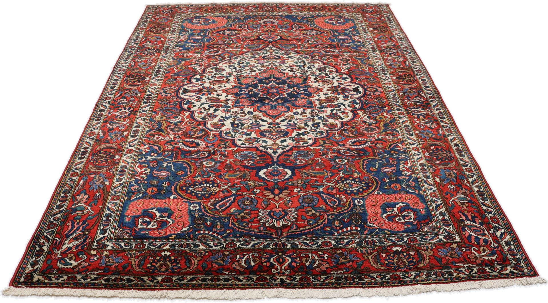 perserteppich-bachtiar-150-x-206-cm-schurwolle-handgeknupft-antik-10 Antiker Bakhtiari Perserteppich, 150 × 206 cm, Wolle