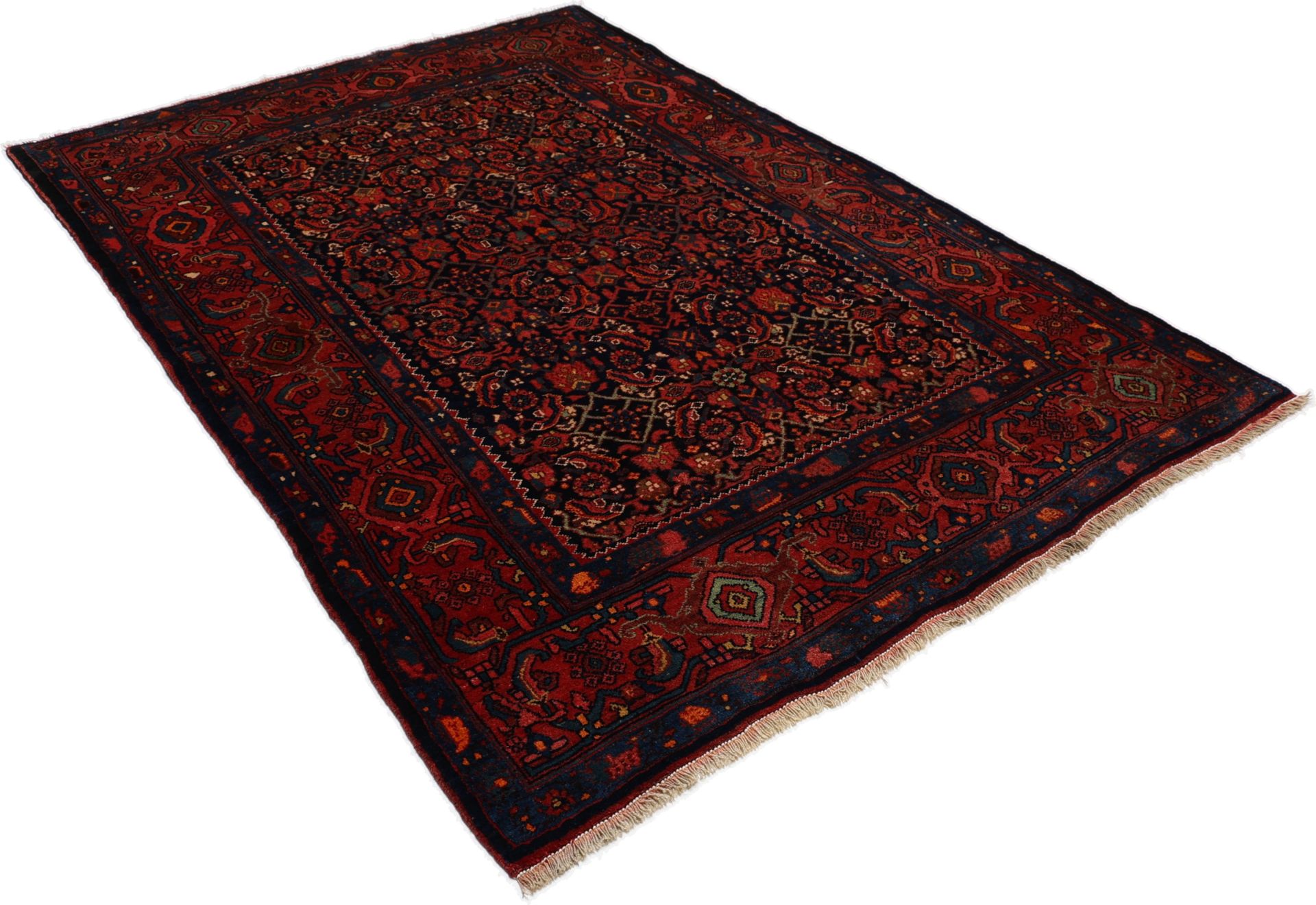 Handgeknüpfter Bijar Perserteppich, 142 × 212 cm, Wolle