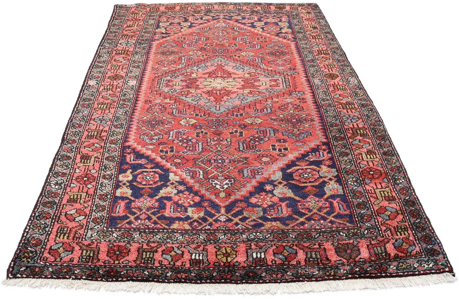 Perserteppich 136 × 210 cm aus Wolle, handgeknüpft