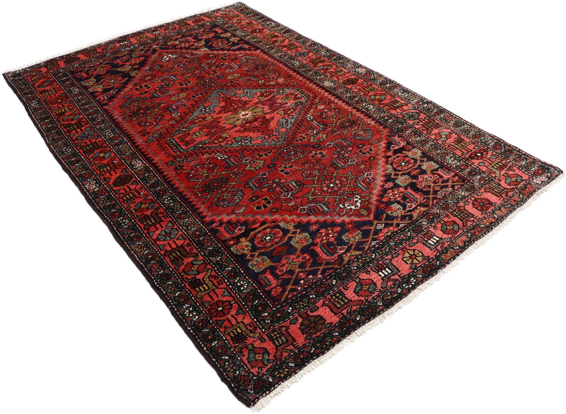 Perserteppich 136 × 210 cm aus Wolle, handgeknüpft