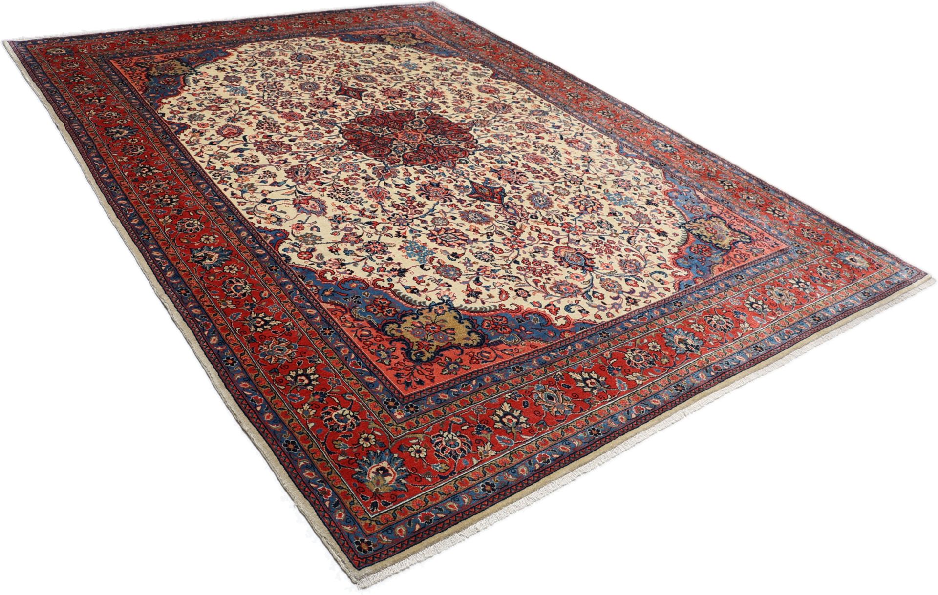 Handgeknüpfter Sarough Perserteppich, 270 × 365 cm, Wolle