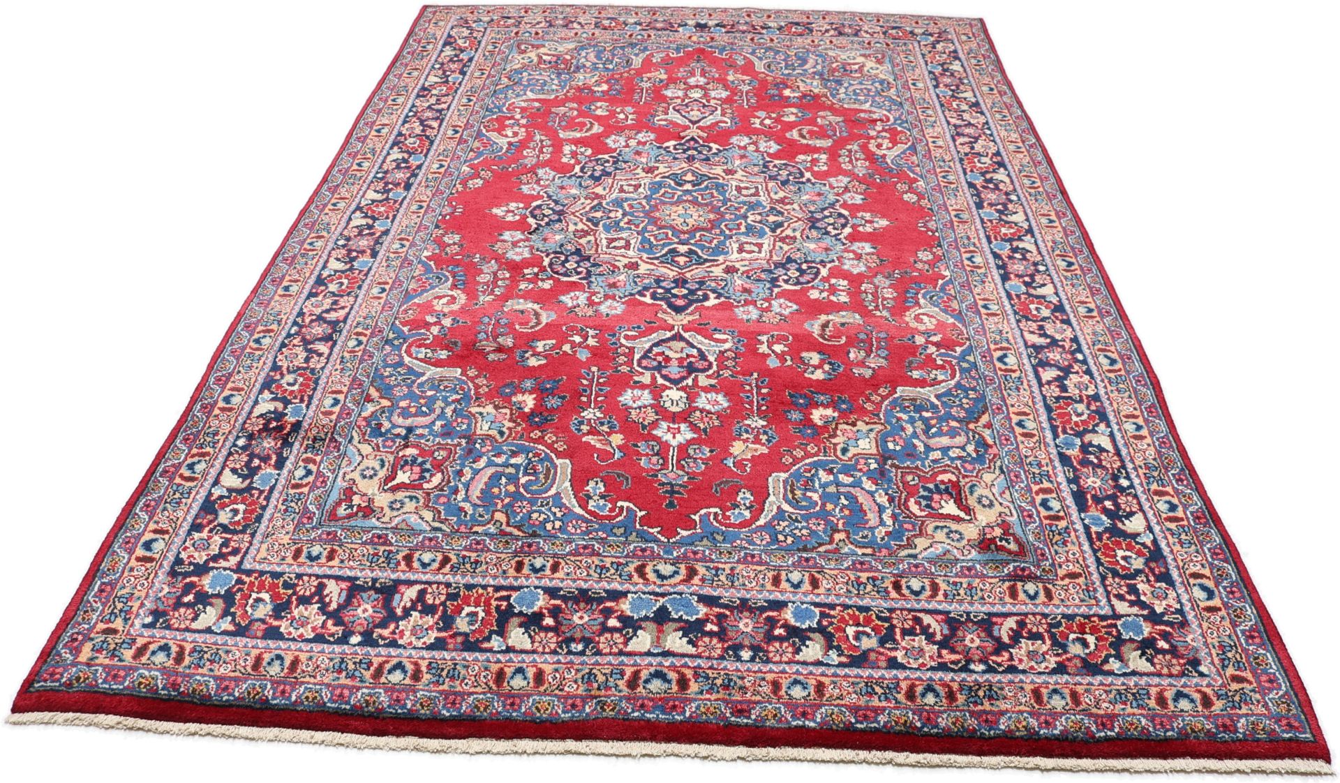 Handgeknüpfter Mashhad Perserteppich 190 × 295 cm