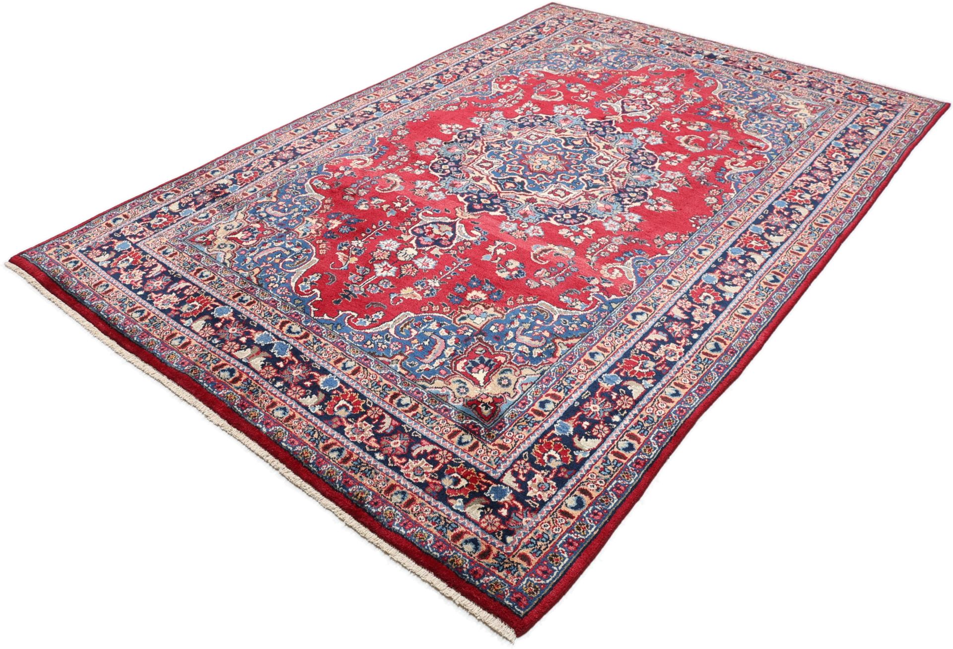 Handgeknüpfter Mashhad Perserteppich 190 × 295 cm