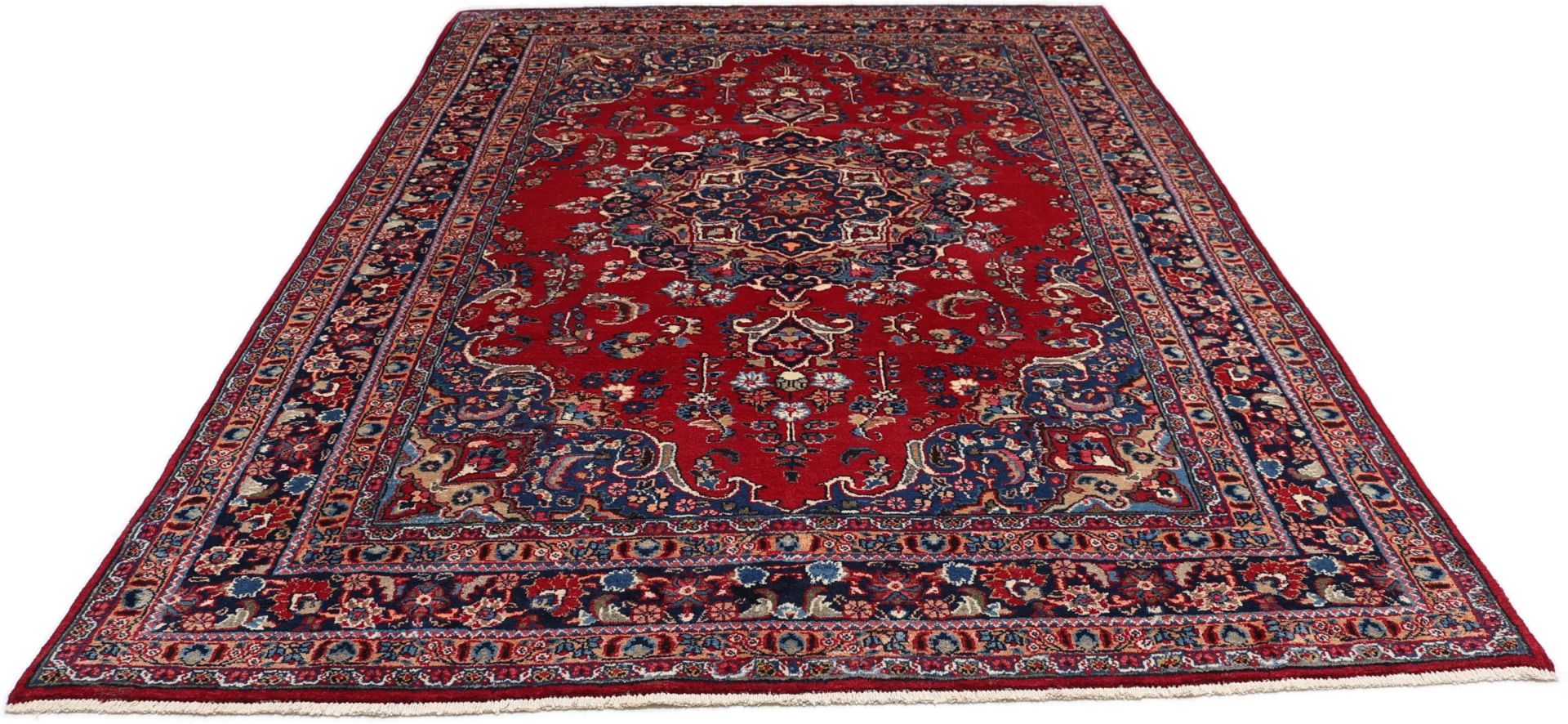 Handgeknüpfter Mashhad Perserteppich 190 × 295 cm