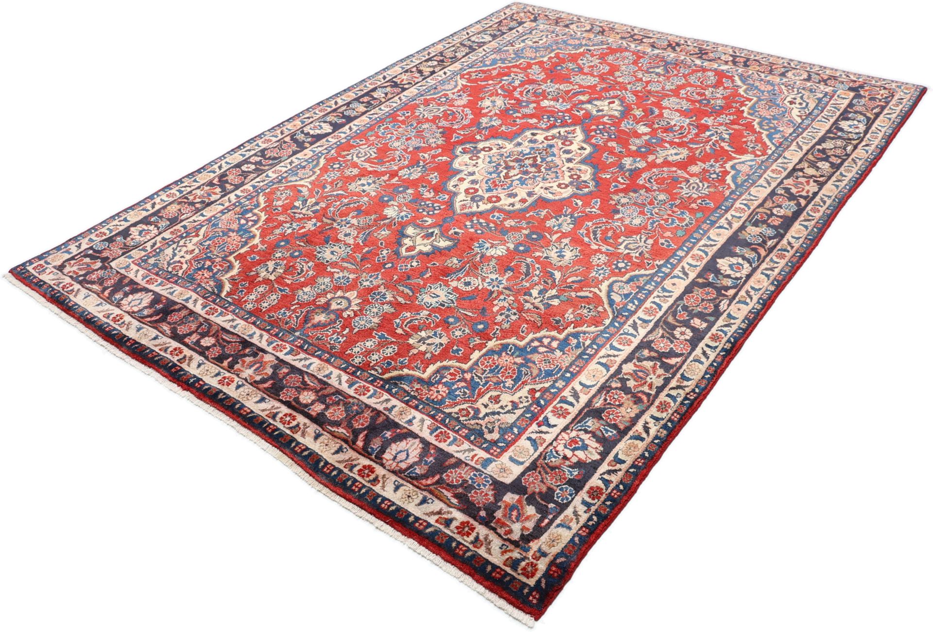 Hamadan Perserteppich aus Iran, 207 × 303 cm