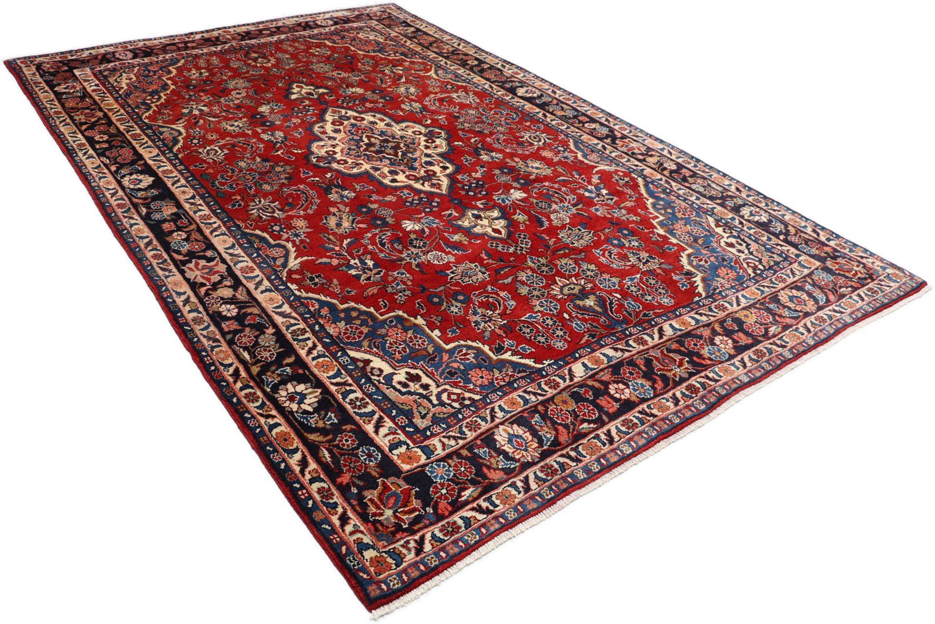 Hamadan Perserteppich aus Iran, 207 × 303 cm
