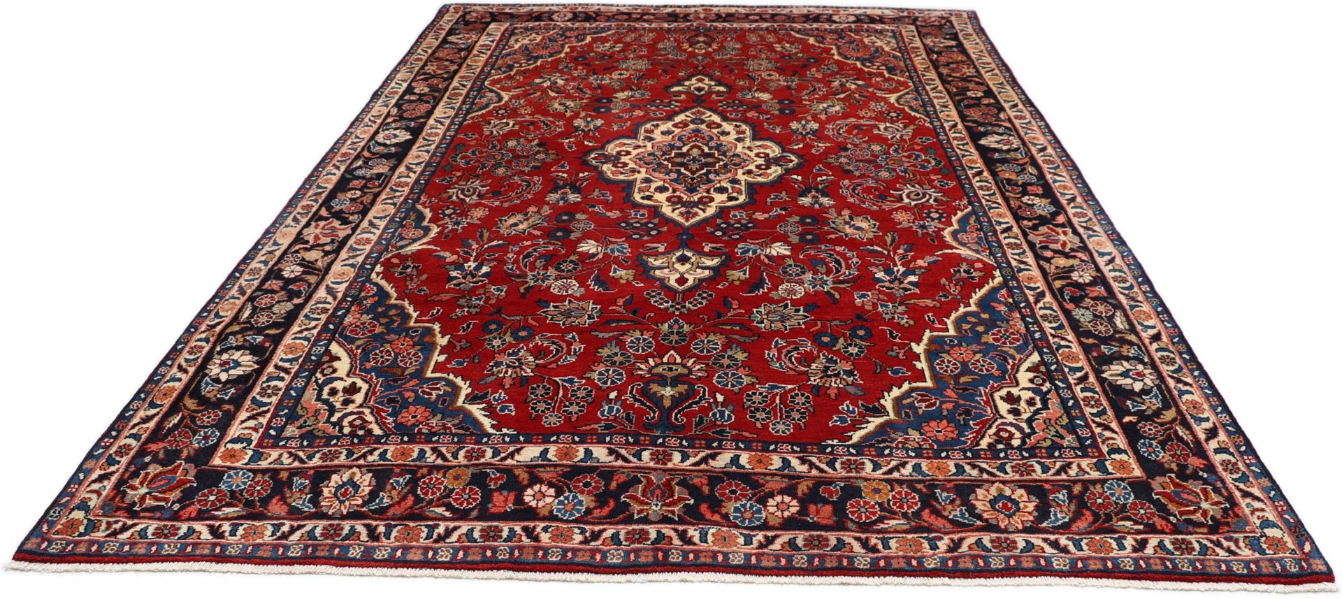Hamadan Perserteppich aus Iran, 207 × 303 cm
