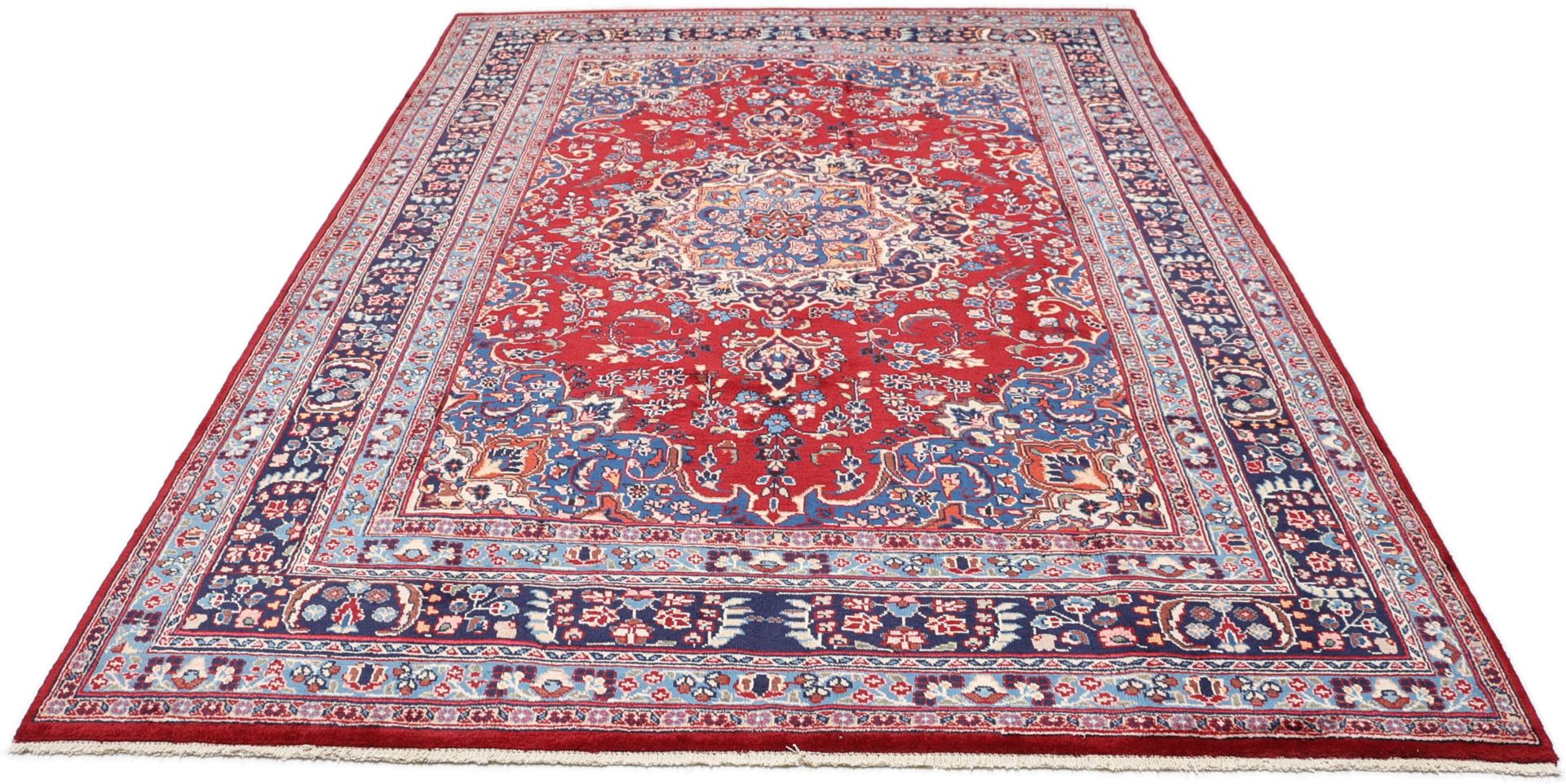 Mashhad Perserteppich aus Iran, 194 × 295 cm