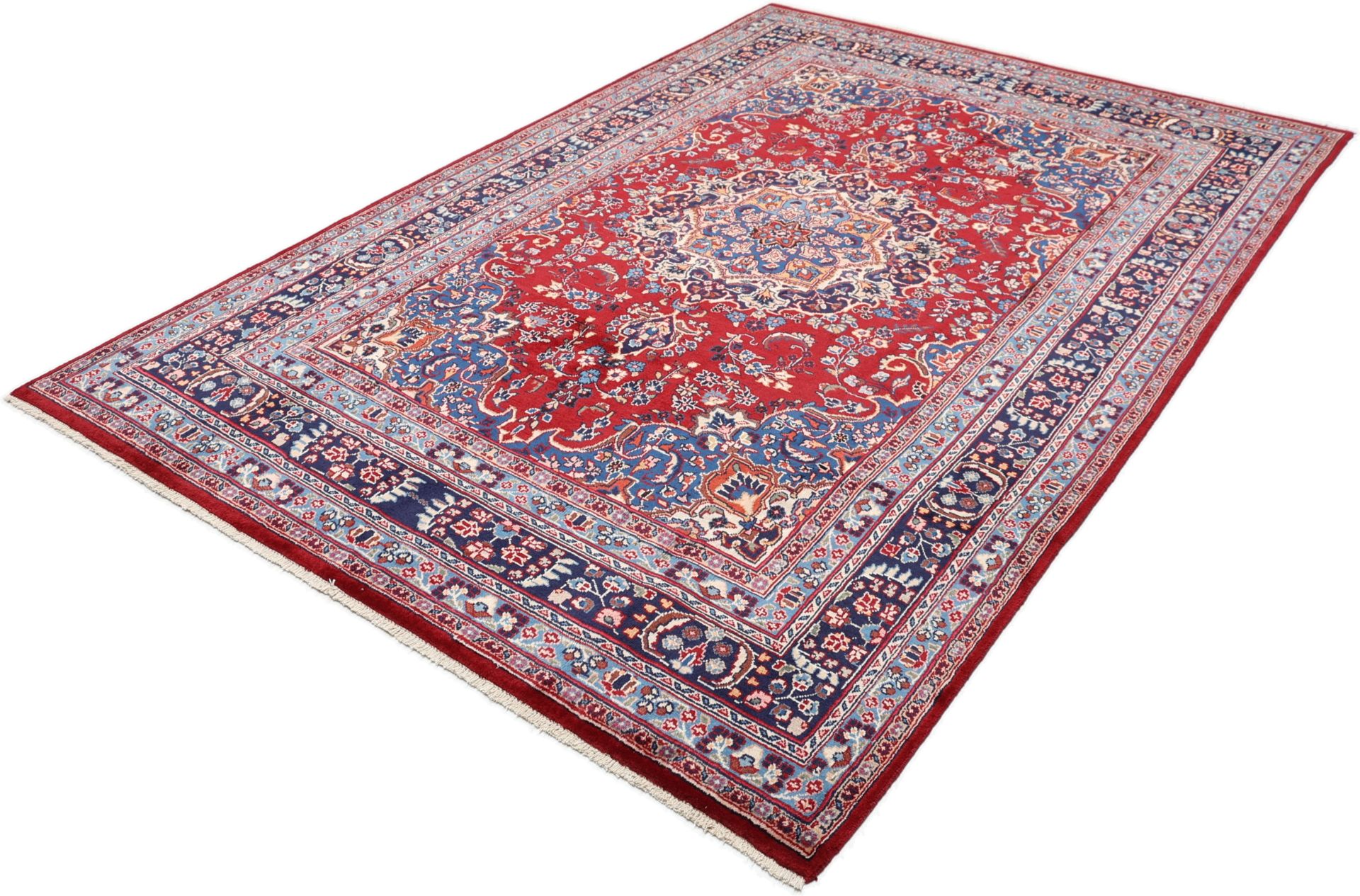 Mashhad Perserteppich aus Iran, 194 × 295 cm