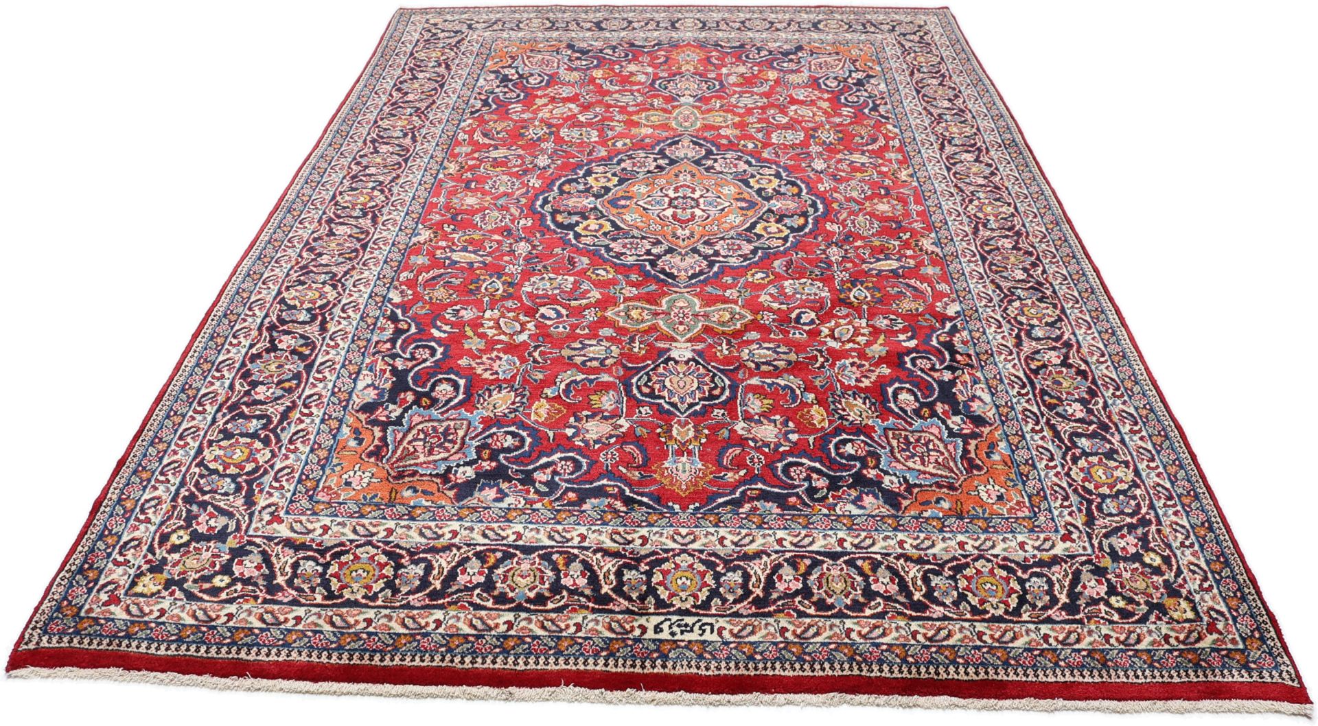 Mashhad Perserteppich aus Iran, 200 × 302 cm
