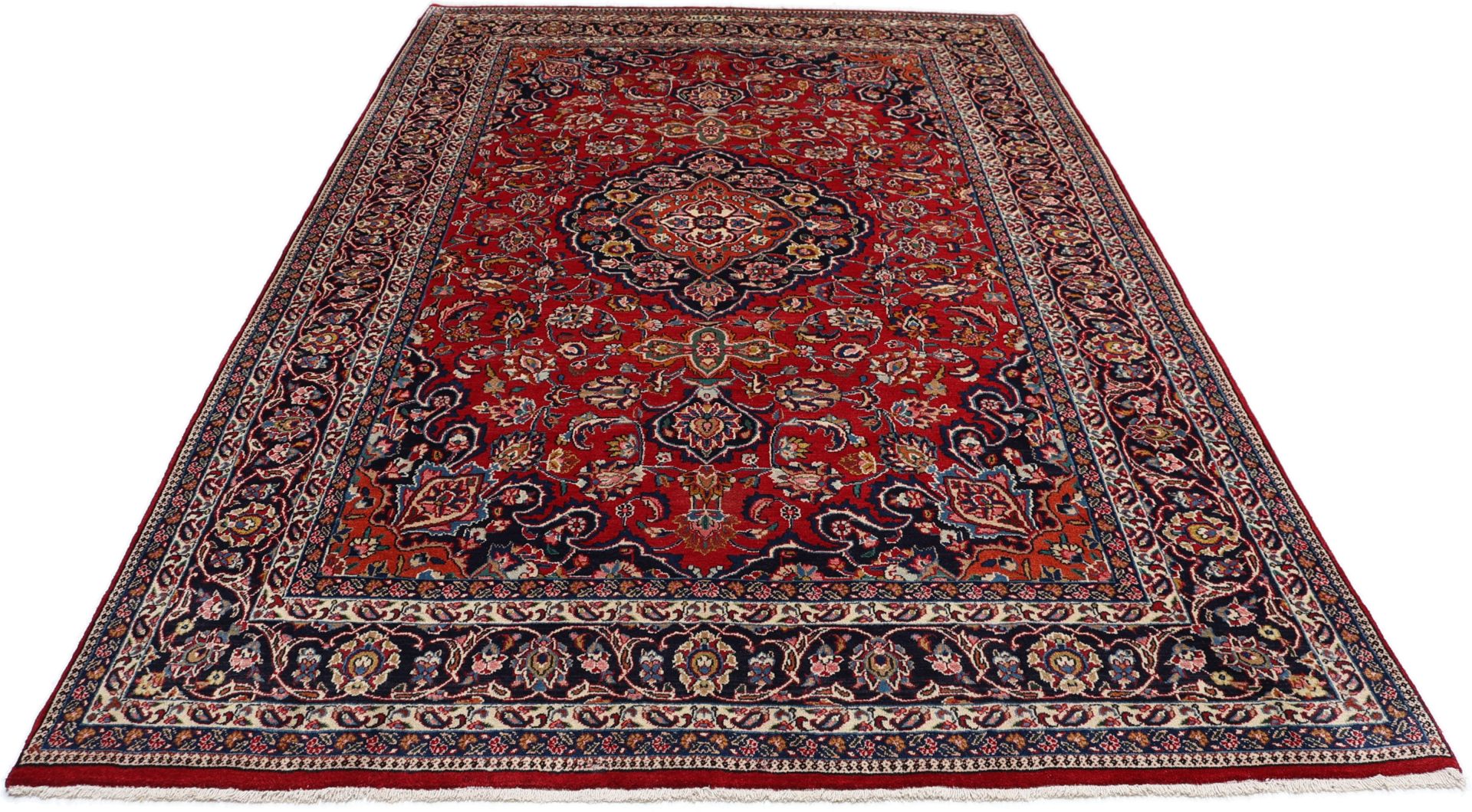 Mashhad Perserteppich aus Iran, 200 × 302 cm