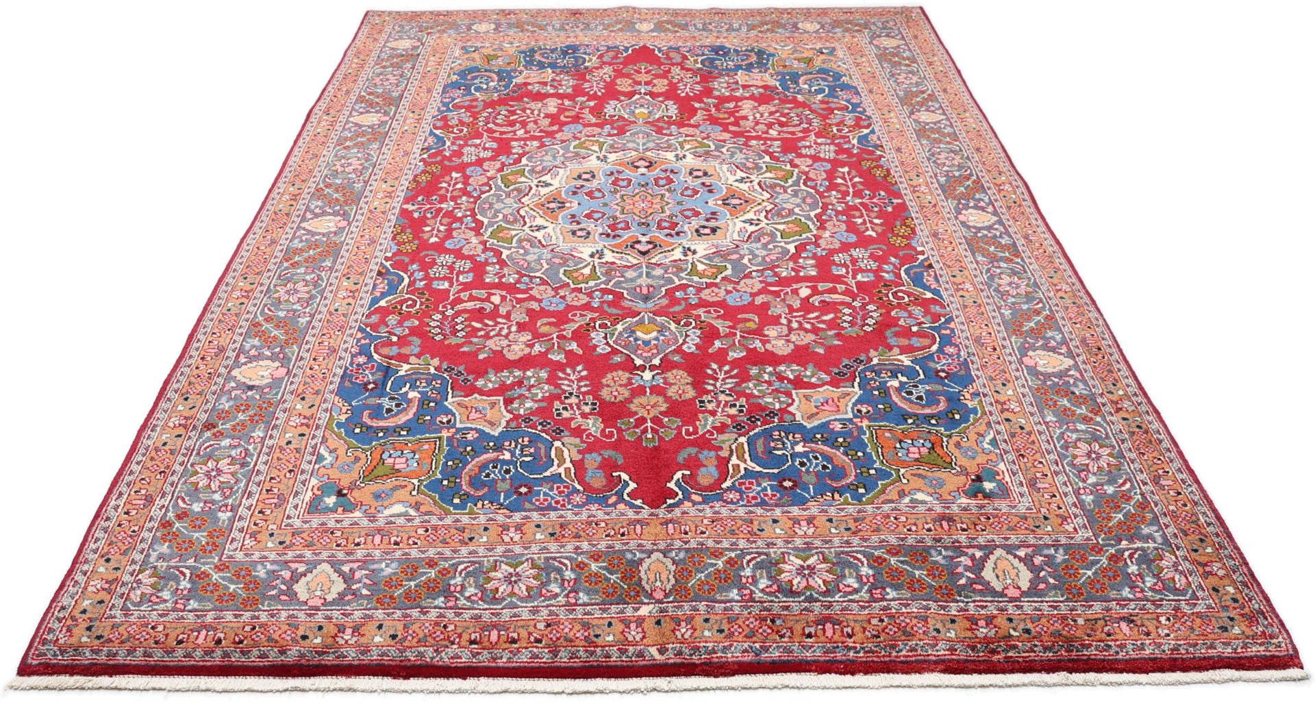 Handgeknüpfter Mashhad Perserteppich 195 × 295 cm