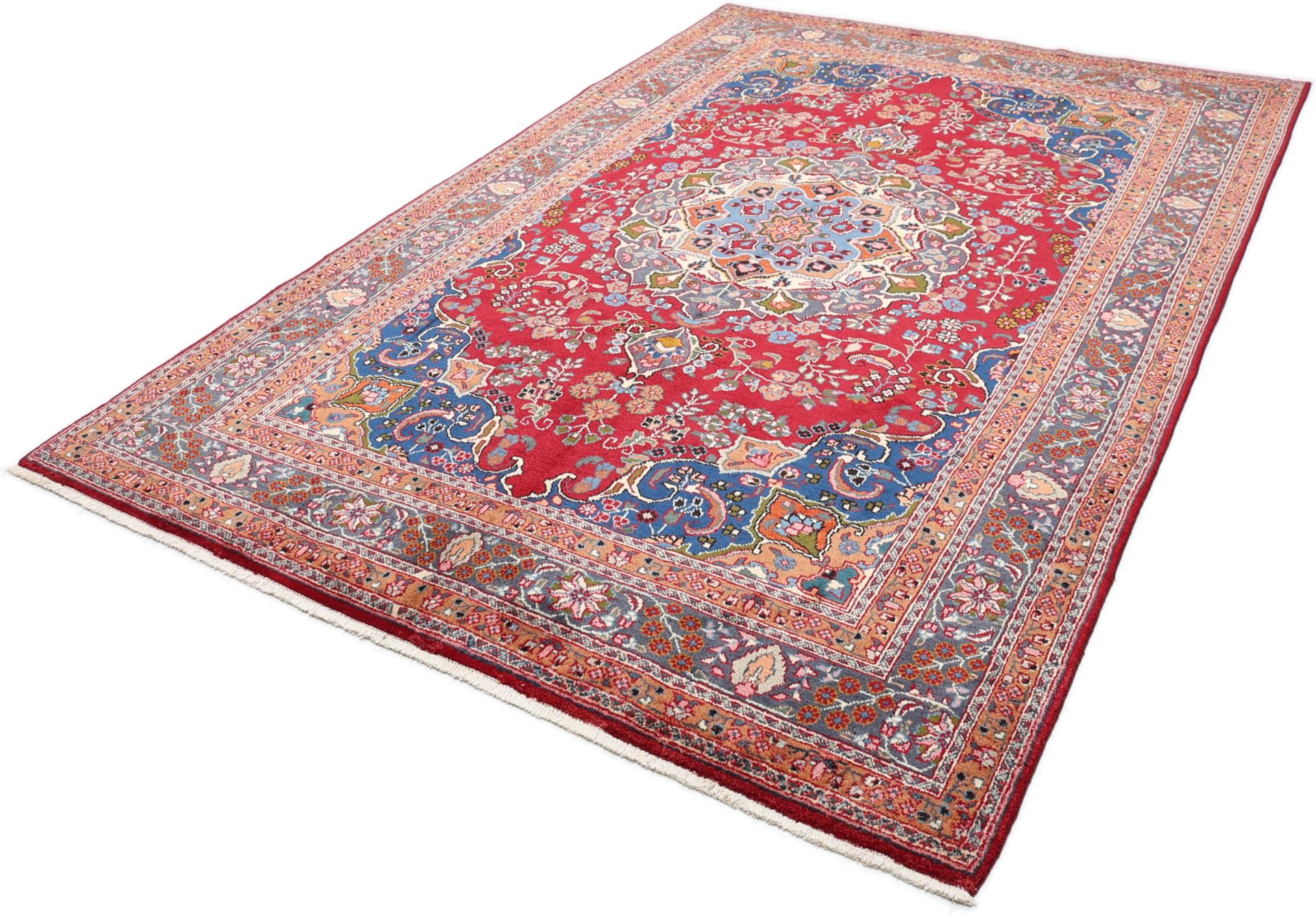 Handgeknüpfter Mashhad Perserteppich 195 × 295 cm