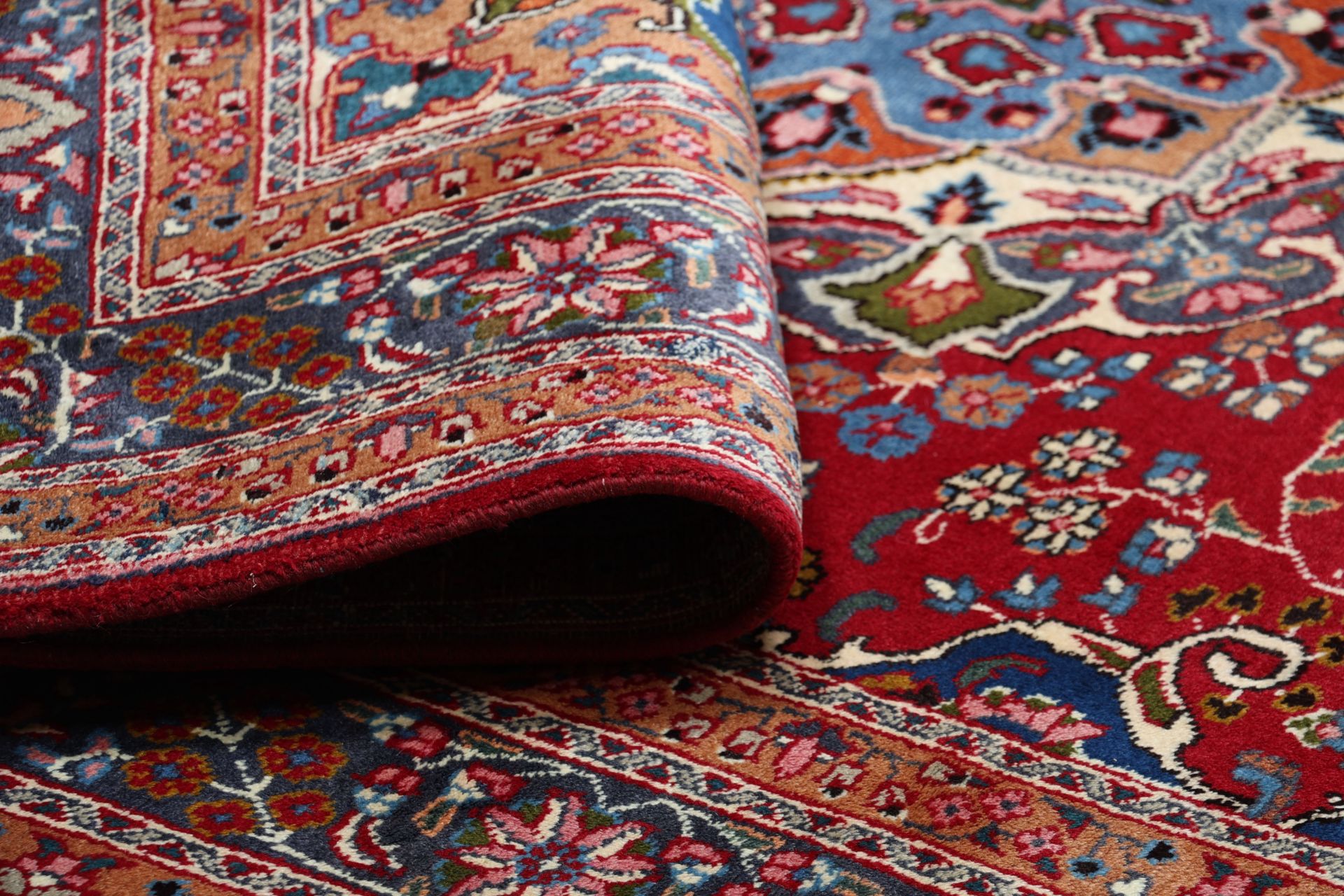 Handgeknüpfter Mashhad Perserteppich 195 × 295 cm