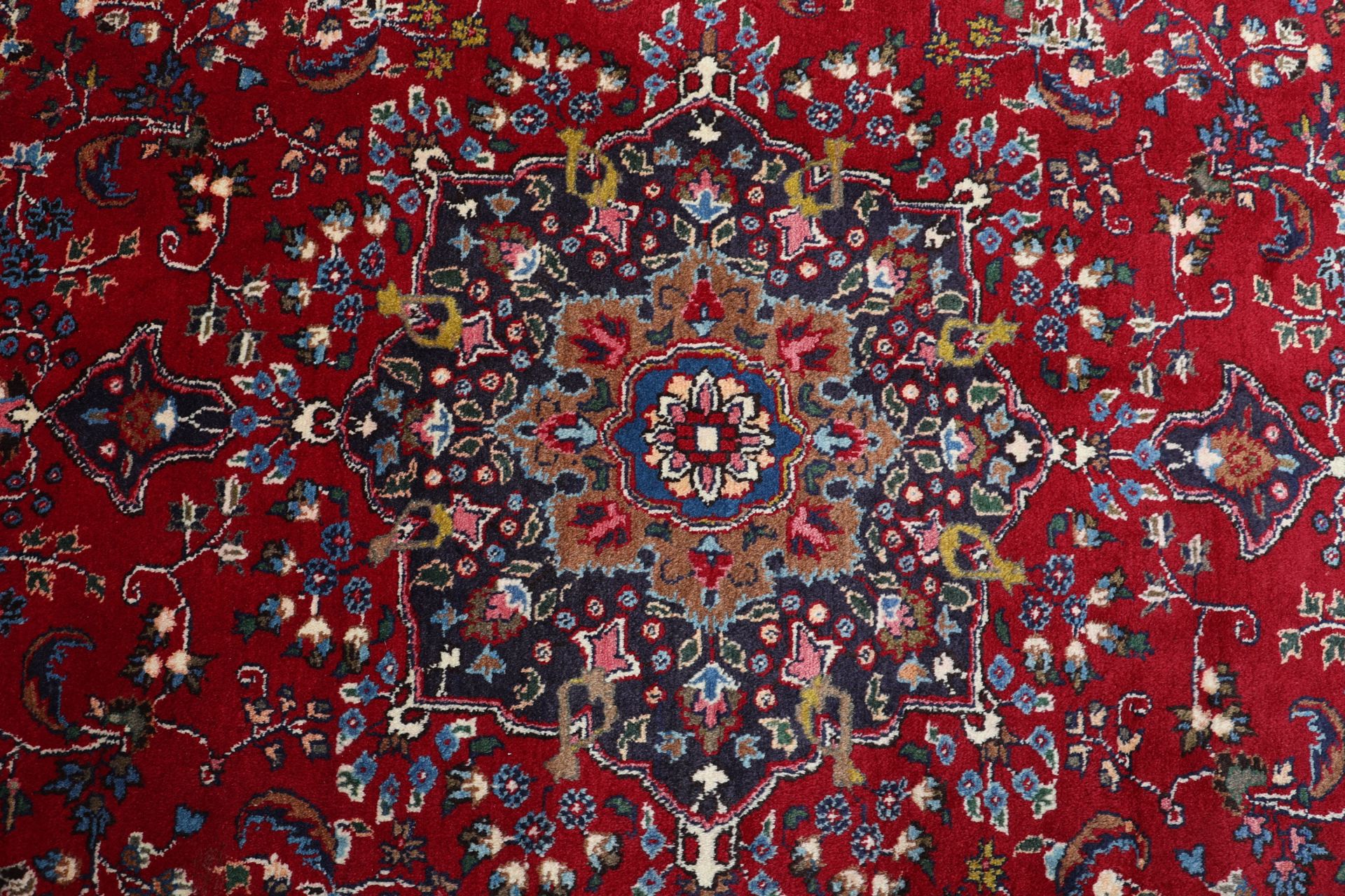 Handgeknüpfter Mashhad Perserteppich 202 × 297 cm