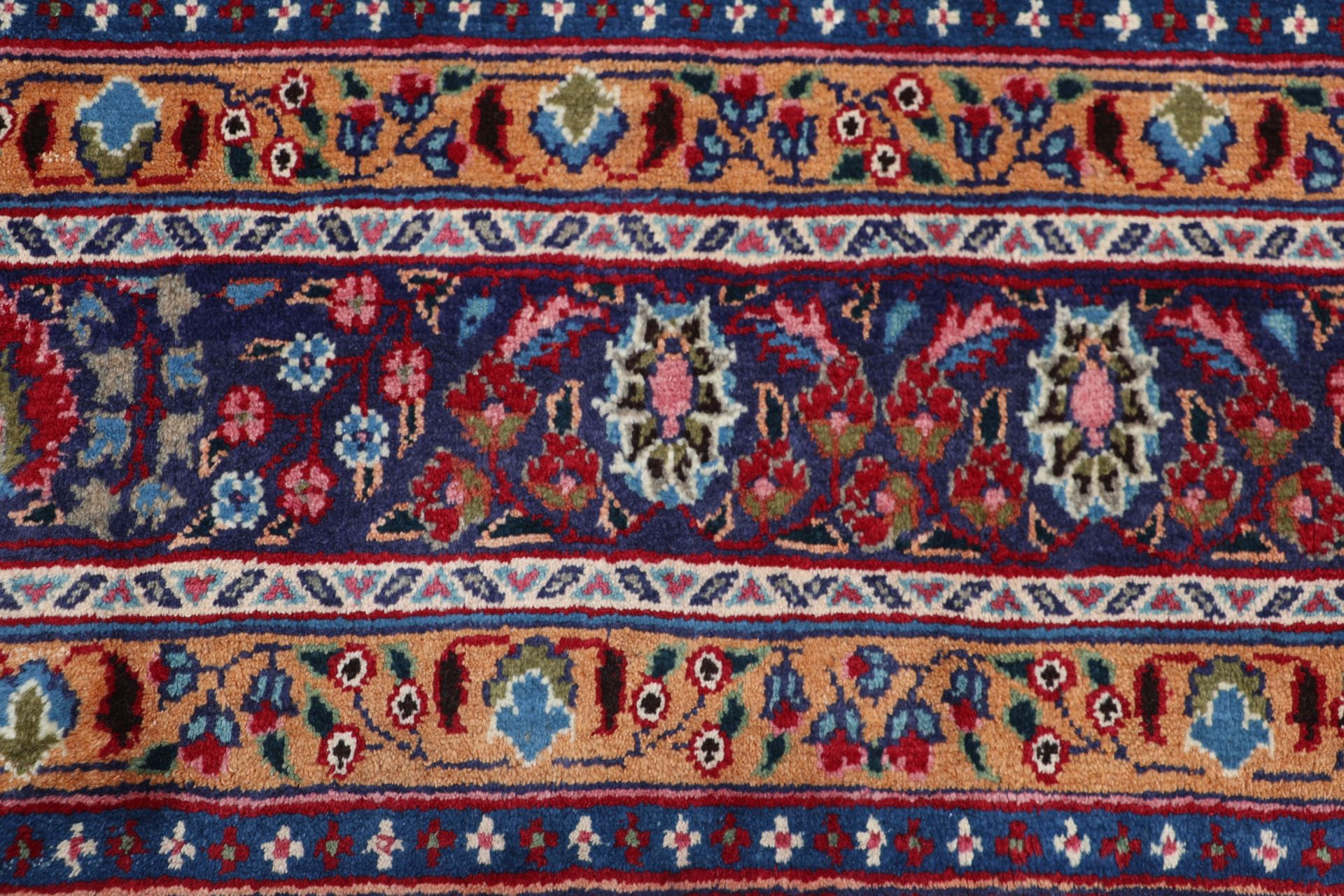 Handgeknüpfter Mashhad Perserteppich, 197 × 300 cm, Wolle