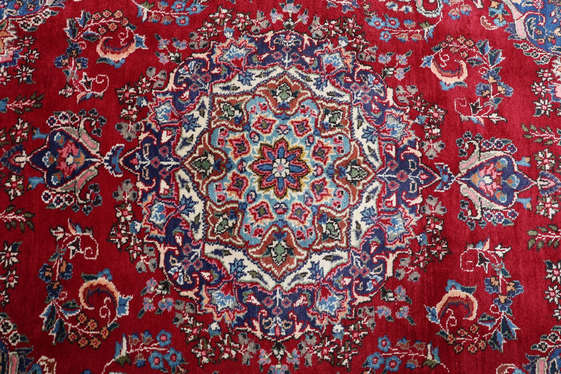 Handgeknüpfter Mashhad Perserteppich, 197 × 300 cm, Wolle
