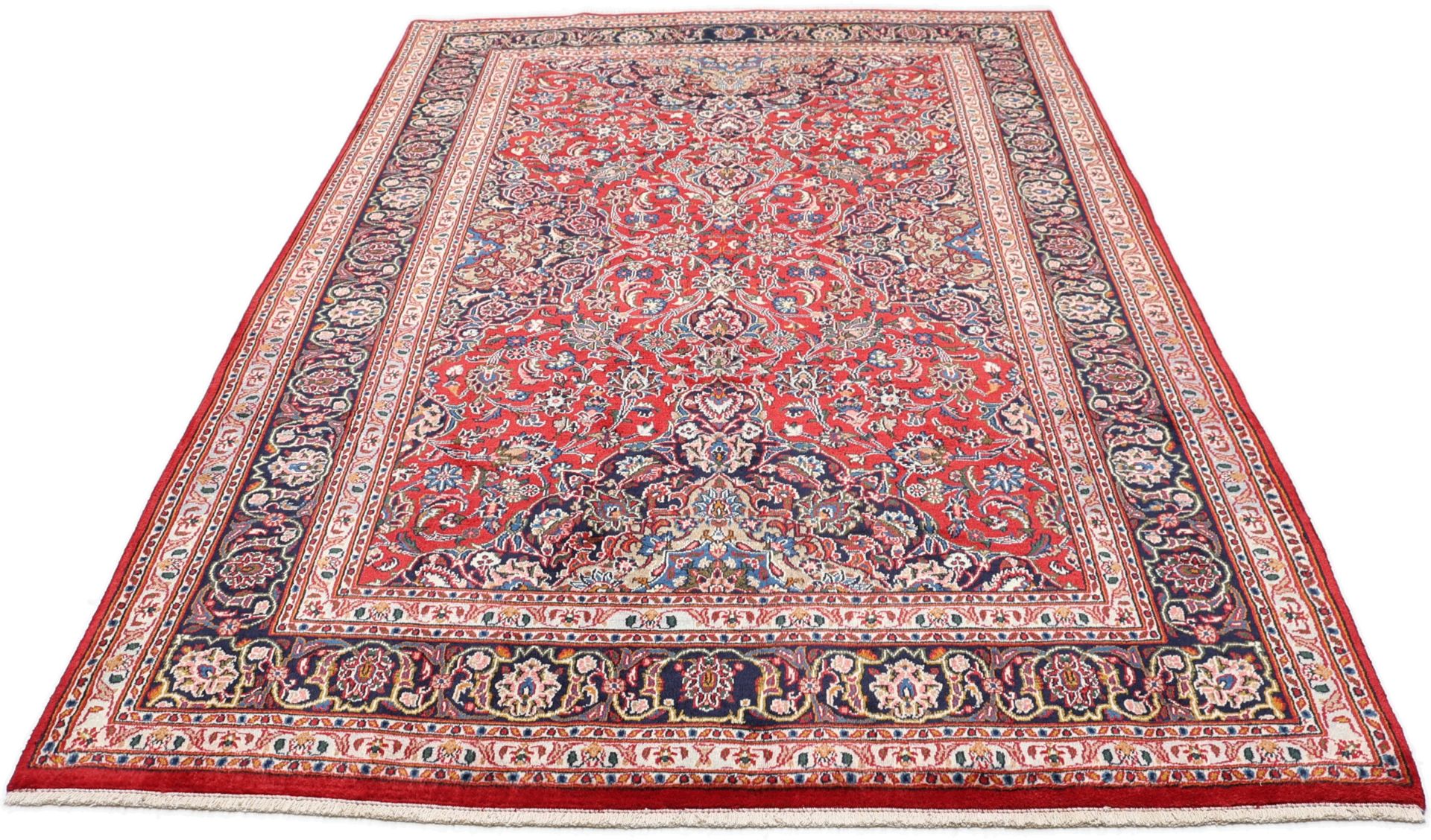 Handgeknüpfter Mashhad Perserteppich, 188 × 295 cm, Wolle