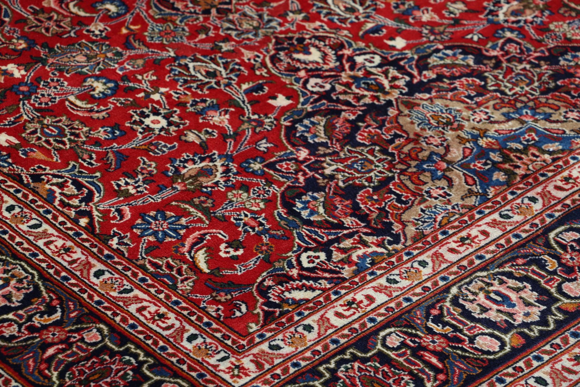 Handgeknüpfter Mashhad Perserteppich, 188 × 295 cm, Wolle