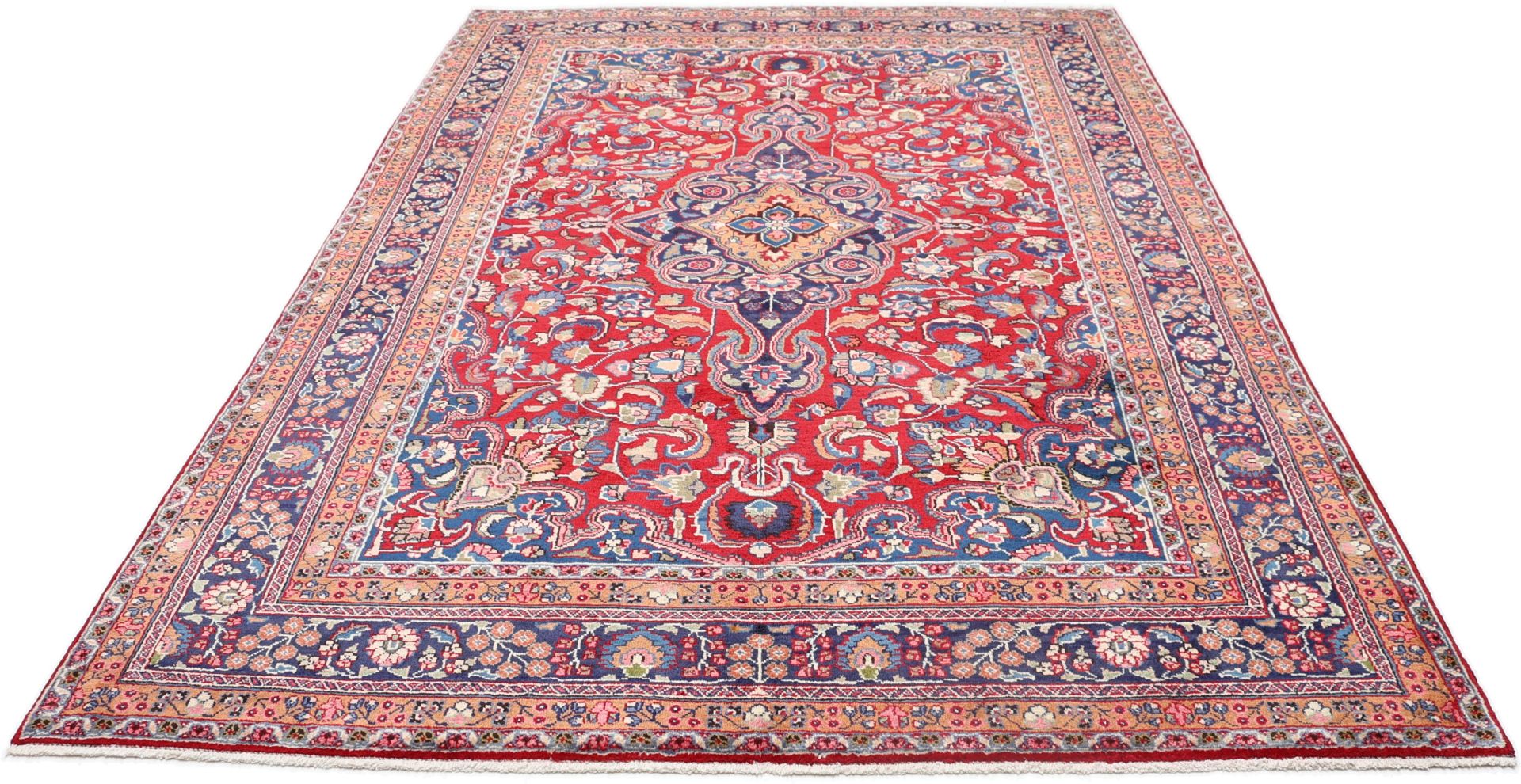 Mashhad Perserteppich 200 × 293 cm aus Wolle, handgeknüpft