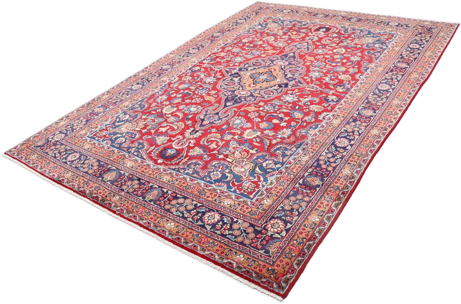 Mashhad Perserteppich 200 × 293 cm aus Wolle, handgeknüpft