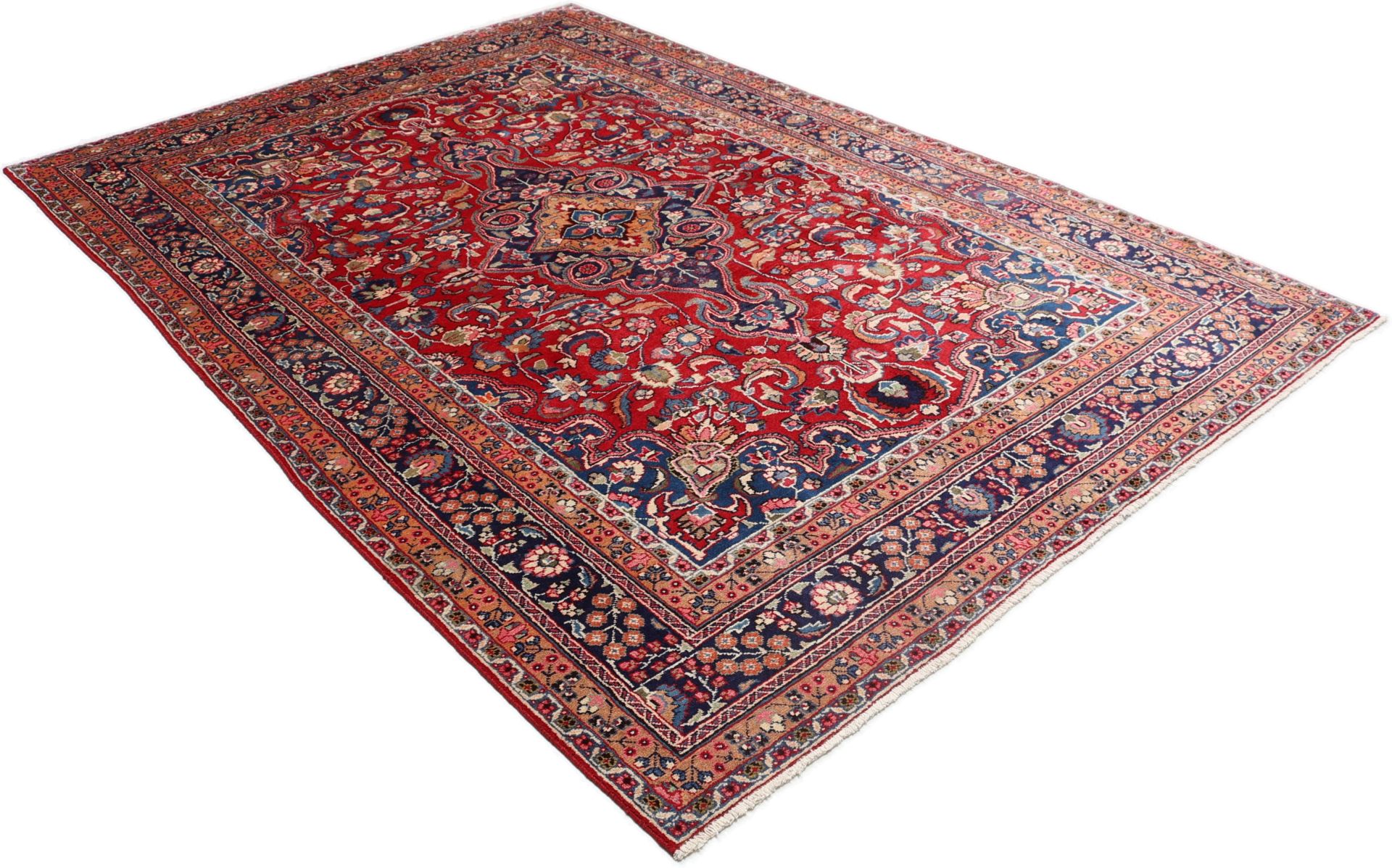 Mashhad Perserteppich 200 × 293 cm aus Wolle, handgeknüpft