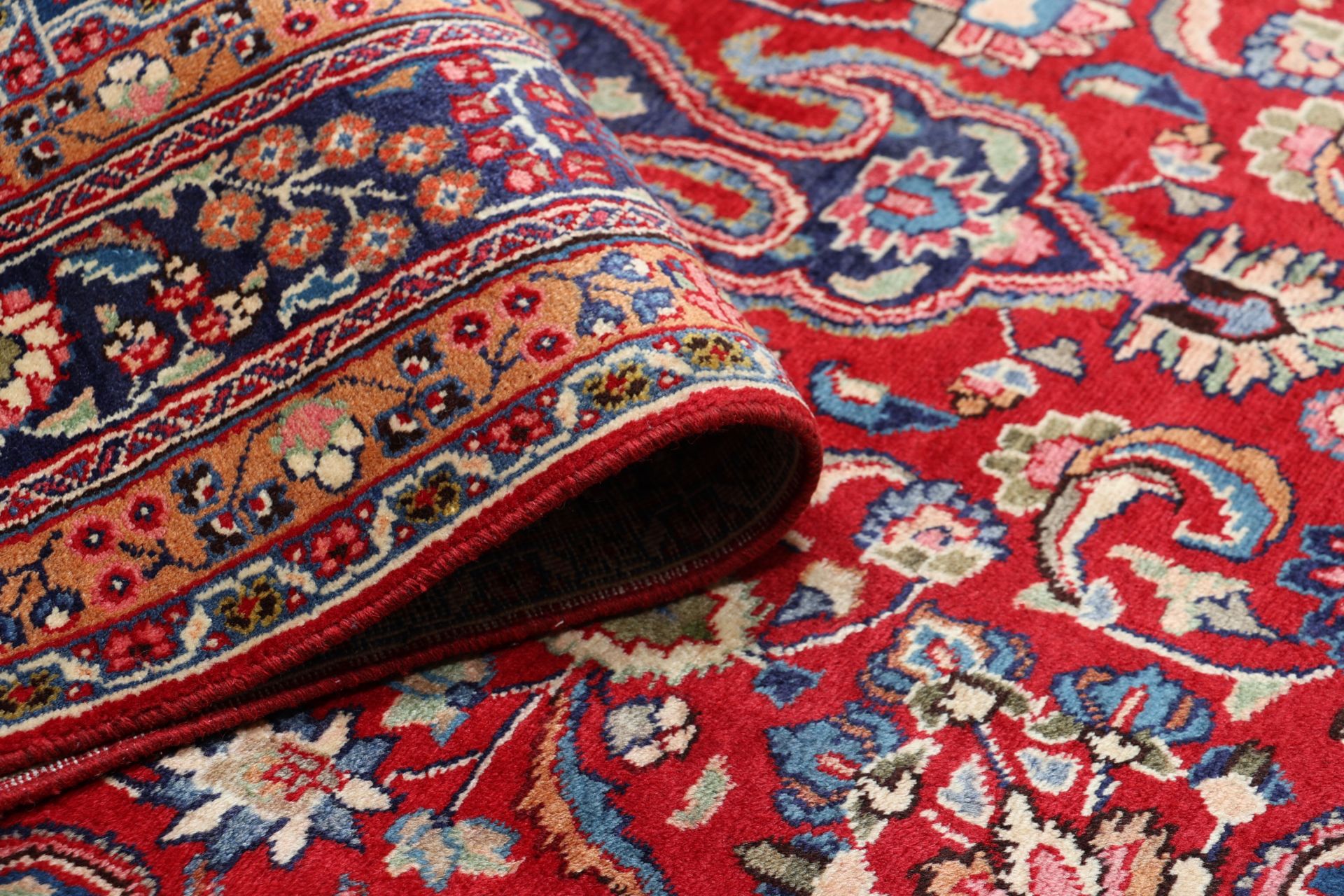 Mashhad Perserteppich 200 × 293 cm aus Wolle, handgeknüpft