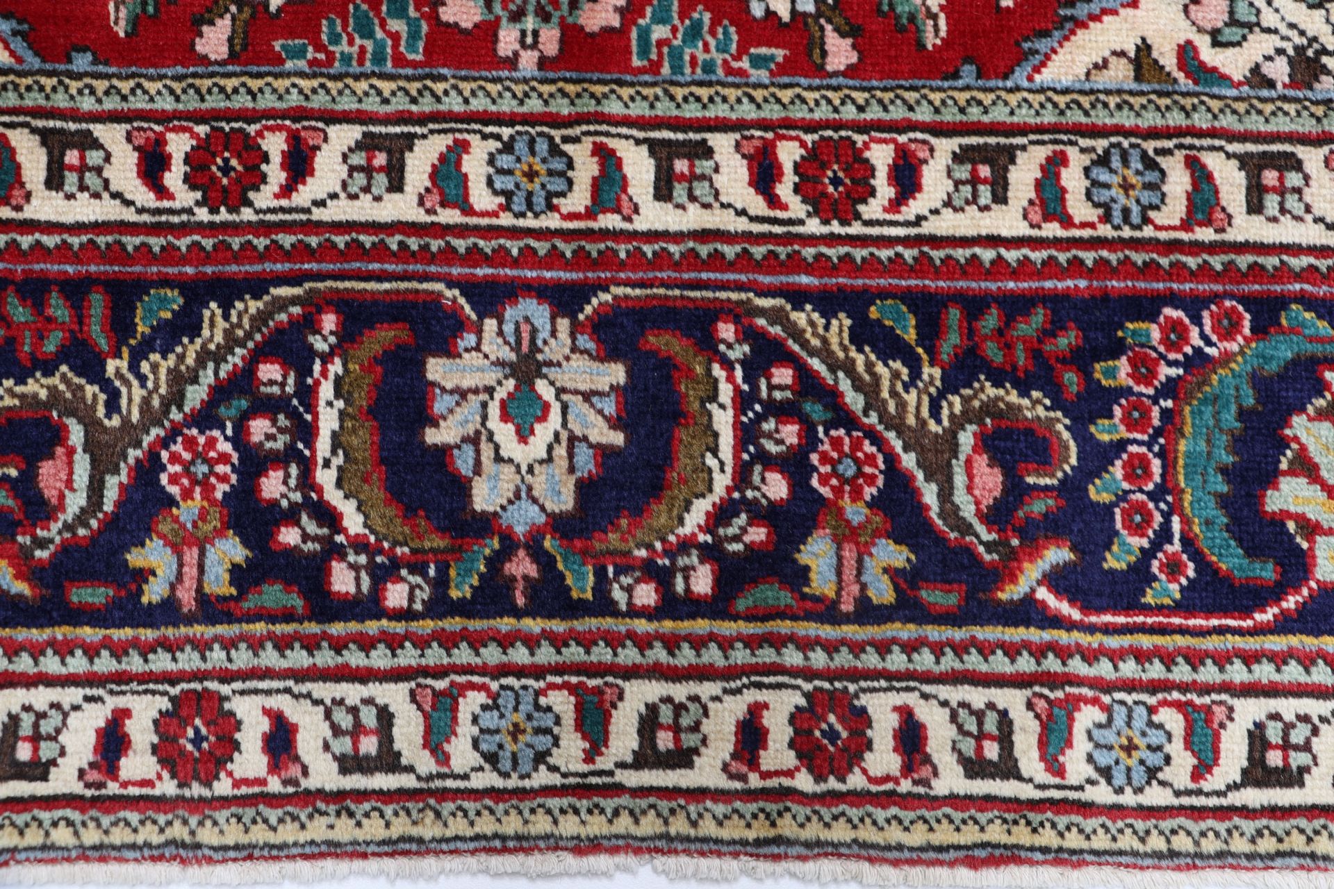 Handgeknüpfter Täbriz Perserteppich, 215 × 305 cm, Wolle