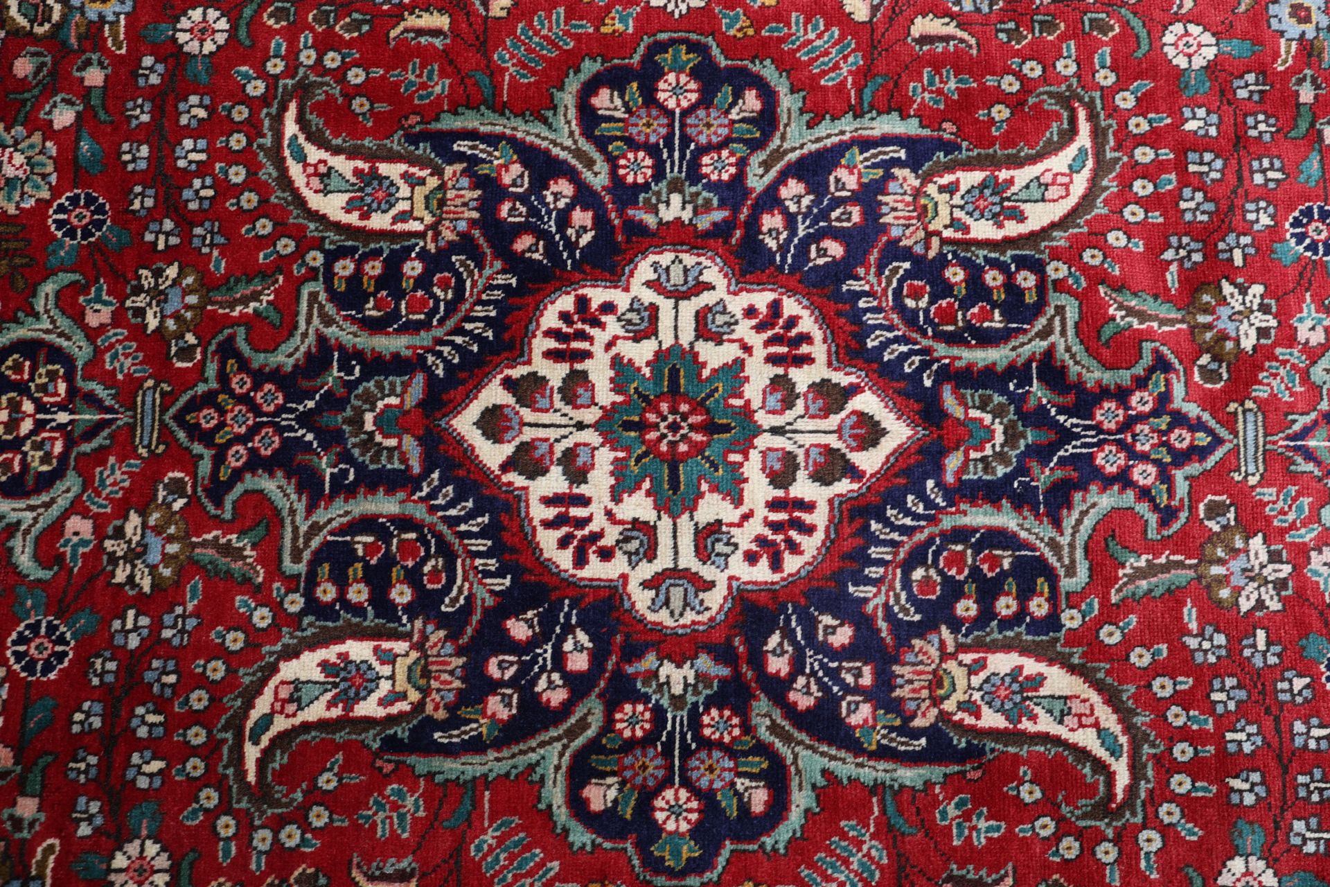 Handgeknüpfter Täbriz Perserteppich, 215 × 305 cm, Wolle