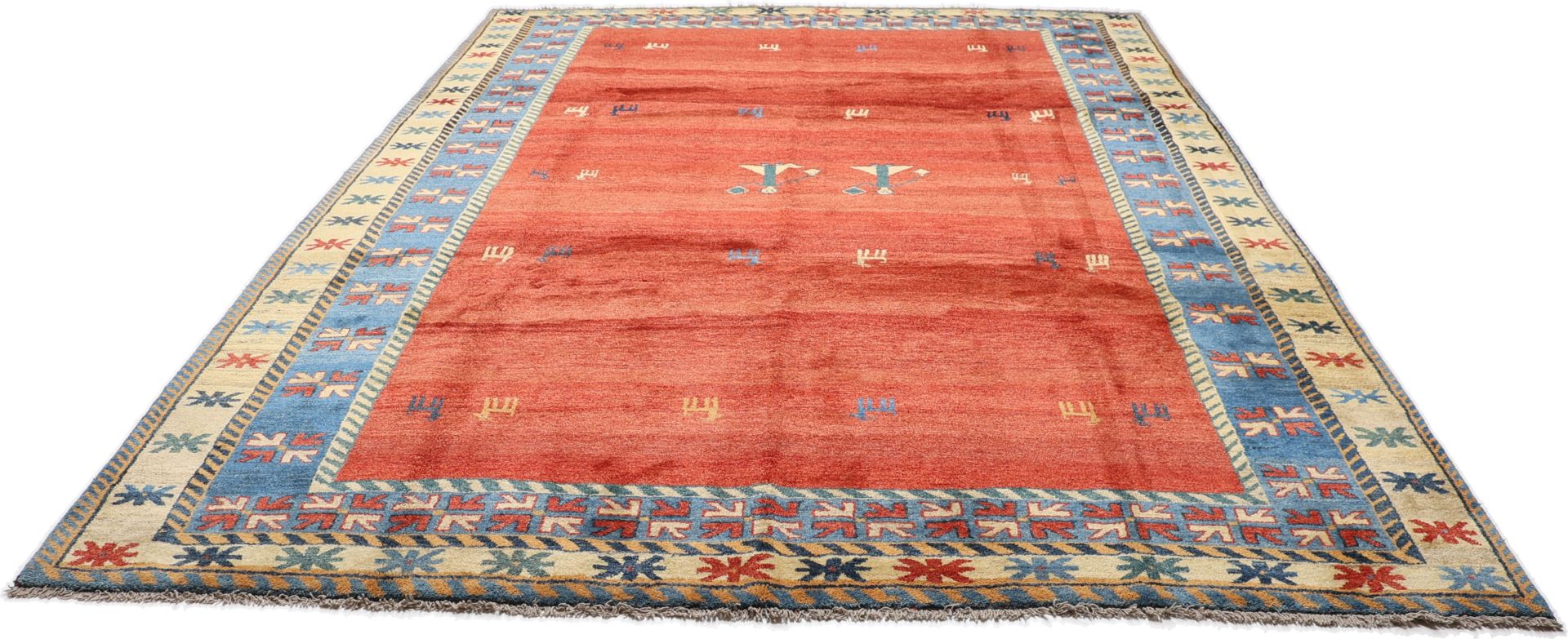 Handgeknüpfter Gabbeh Perserteppich, 314 × 428 cm, Wolle