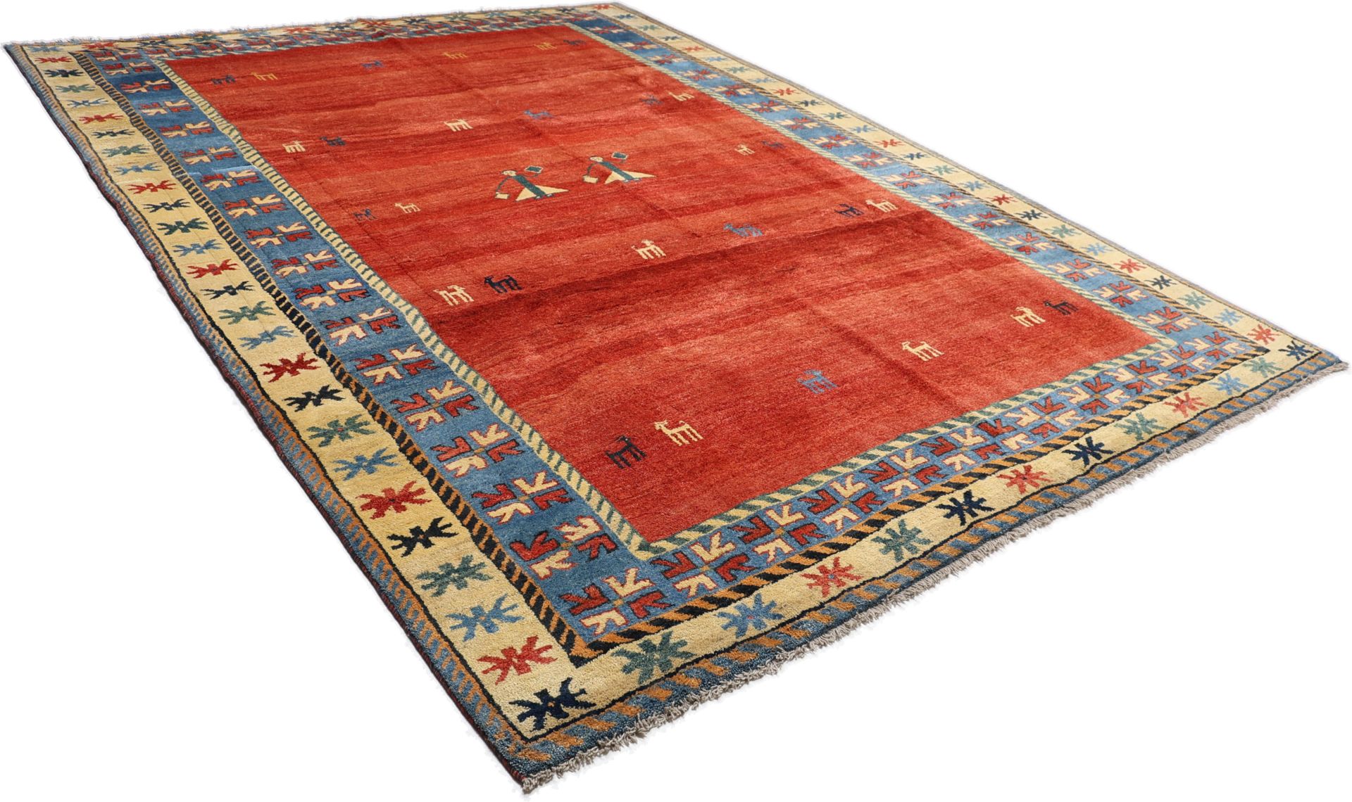 Handgeknüpfter Gabbeh Perserteppich, 314 × 428 cm, Wolle