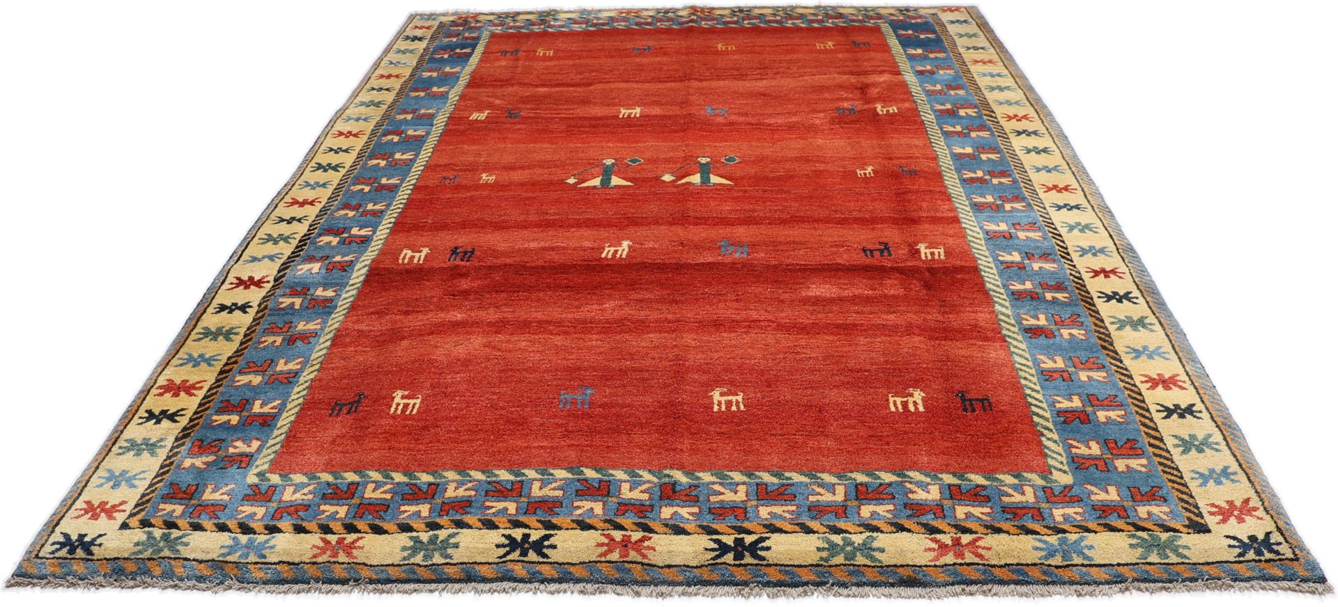 Handgeknüpfter Gabbeh Perserteppich, 314 × 428 cm, Wolle