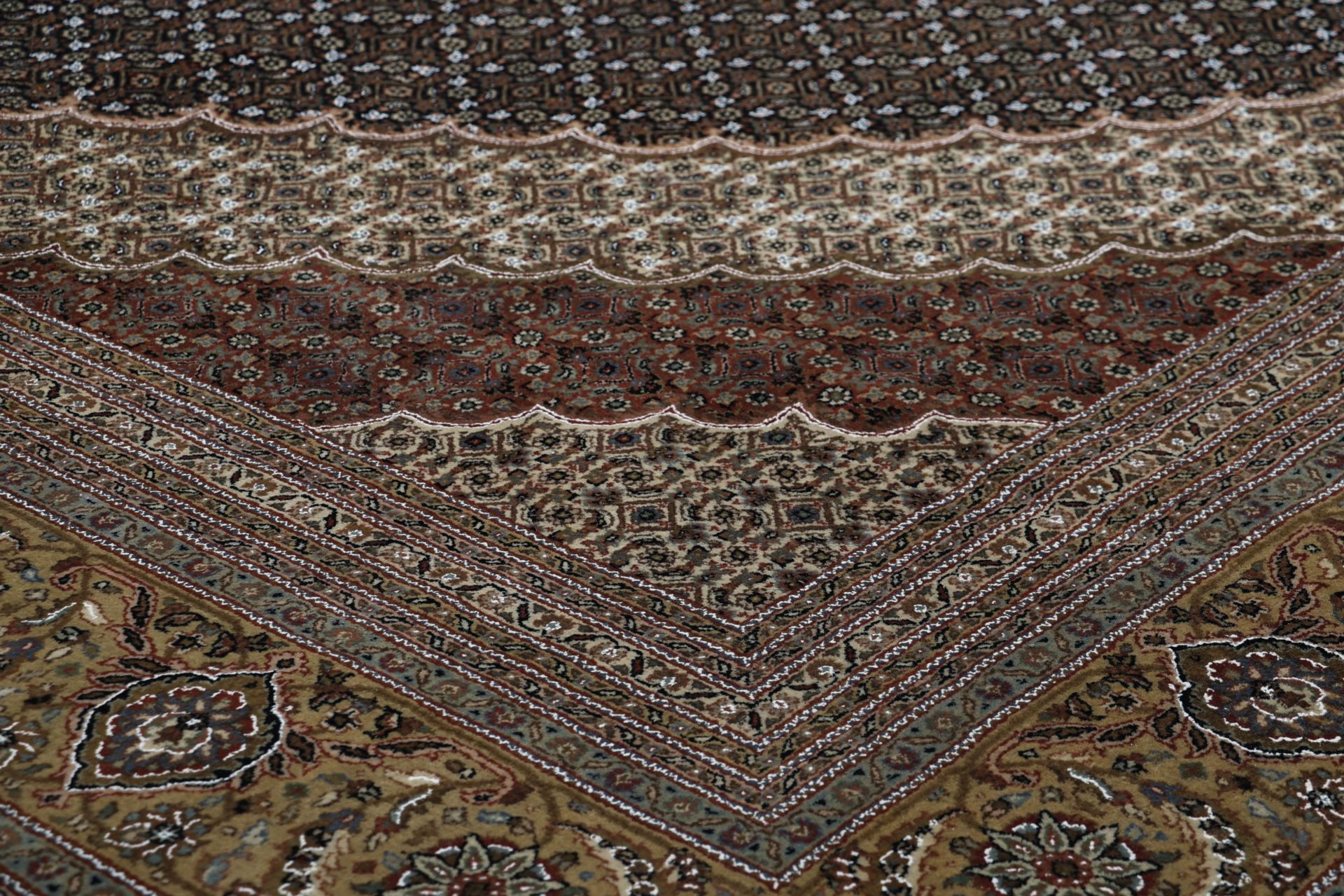 orientteppich-mir-305-x-405-cm-schurwolle-handgeknupft-6 Herati Orientteppich 305 × 405 cm aus Wolle, handgeknüpft