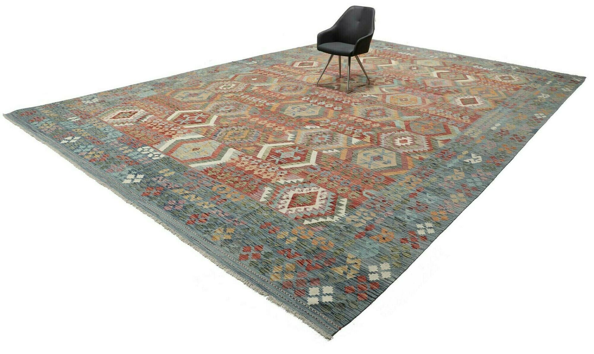 Handgewebter Kelim 403 × 595 cm