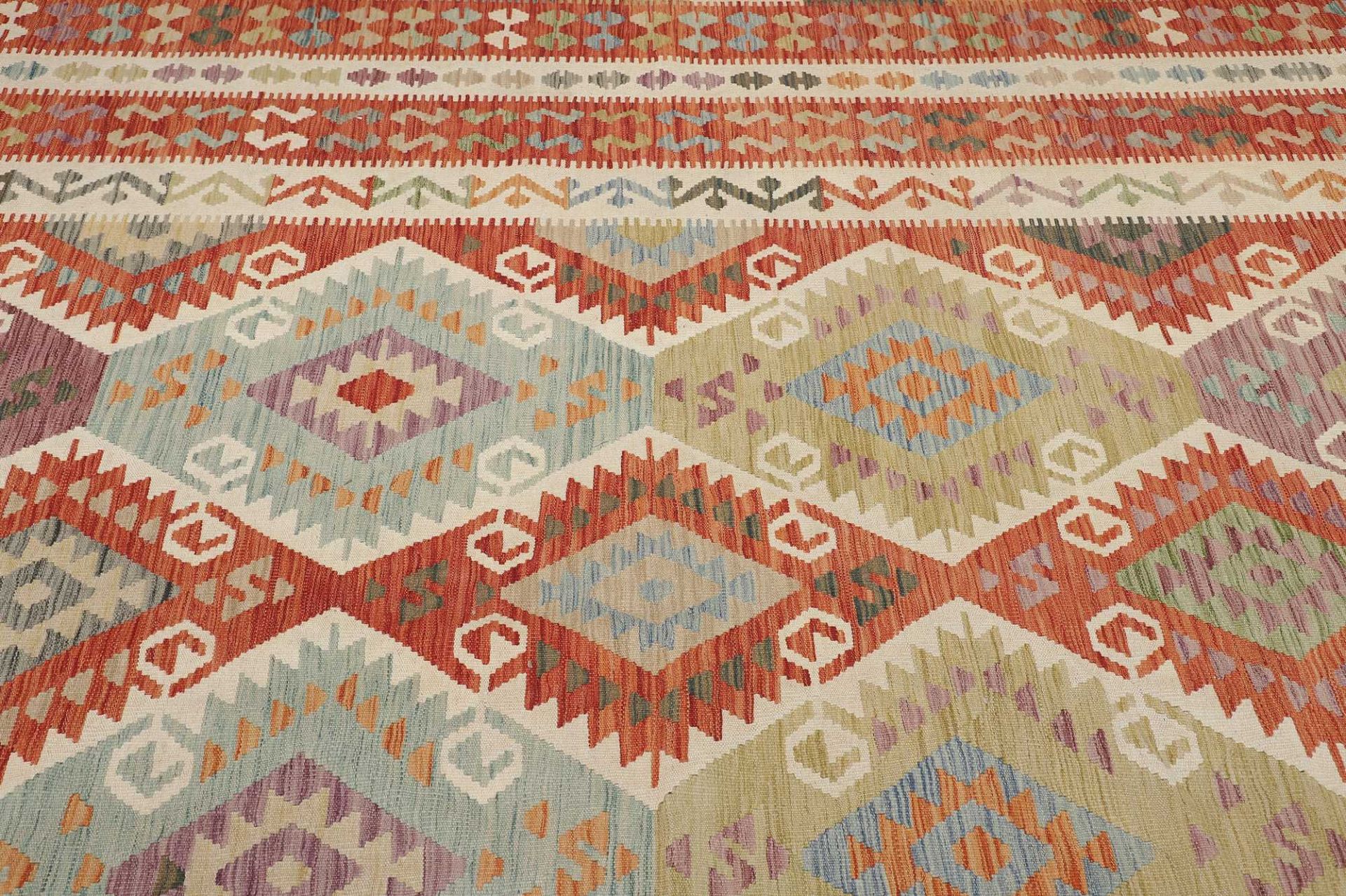 orientteppich-pakistan-411-x-586-cm-schurwolle-handgewebt-kelim-4 Kelim aus Pakistan, 411 × 586 cm