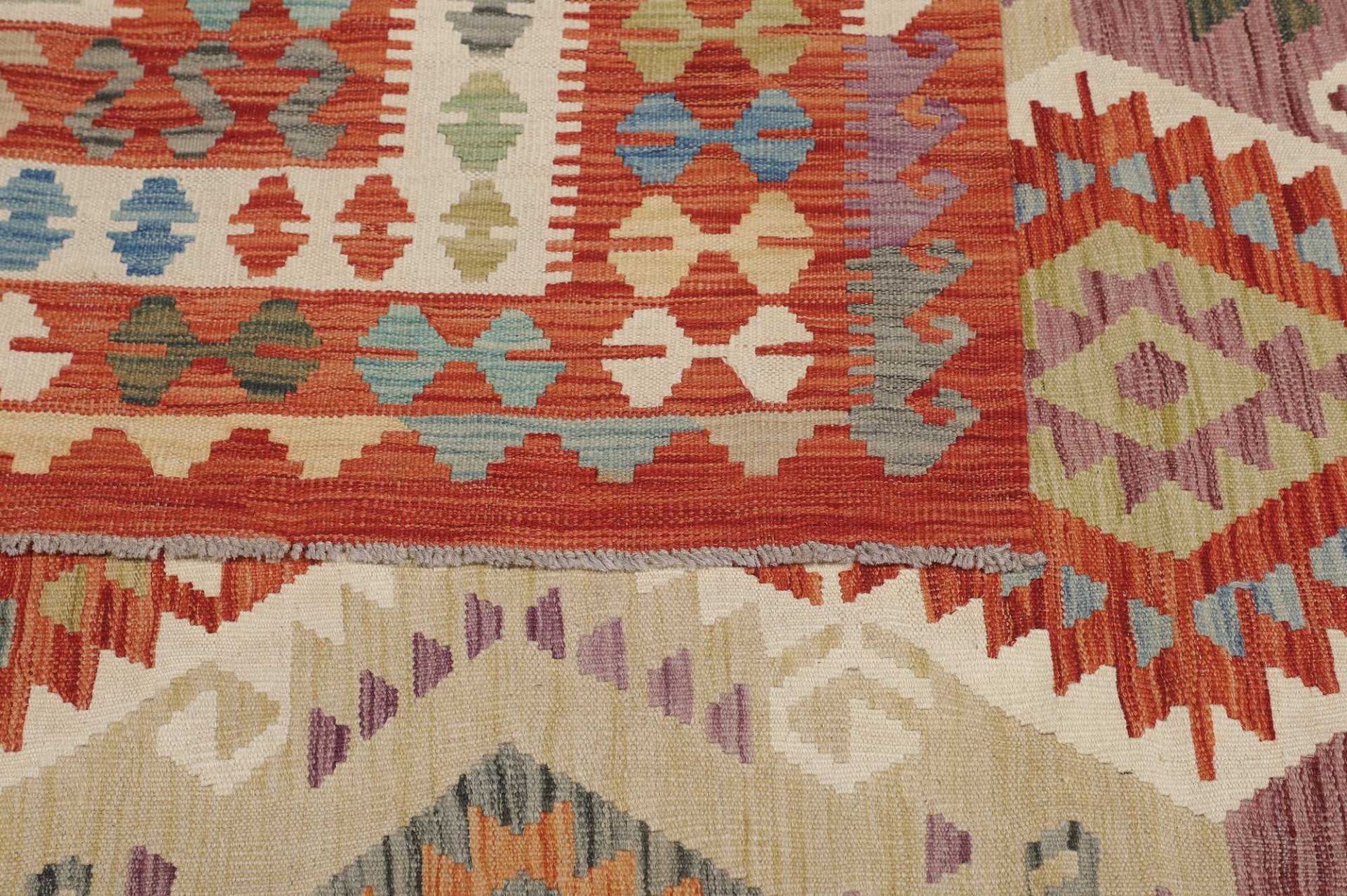orientteppich-pakistan-411-x-586-cm-schurwolle-handgewebt-kelim-6 Kelim aus Pakistan, 411 × 586 cm