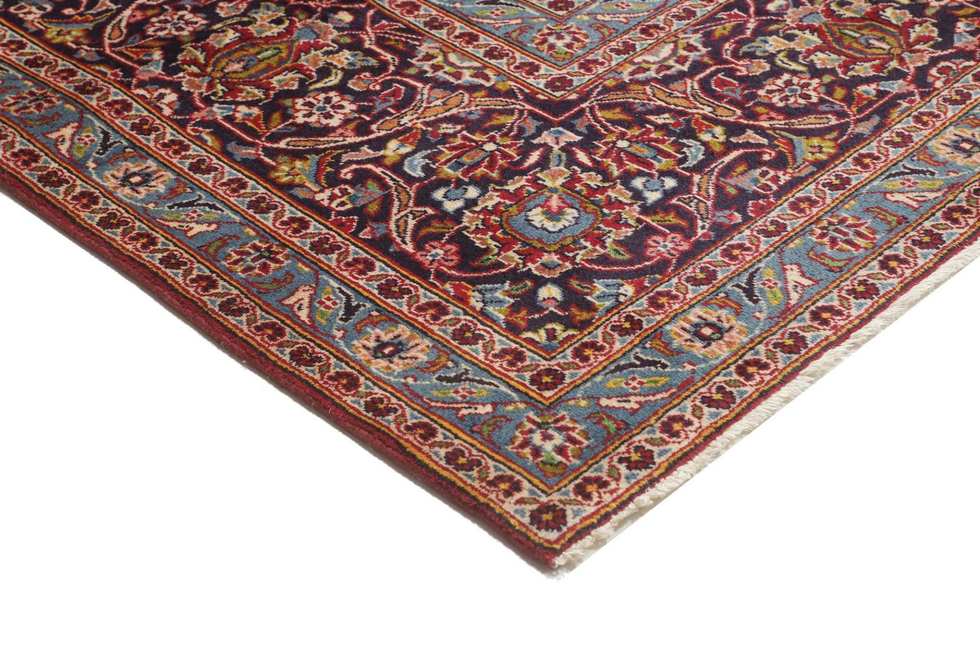 Kashan Perserteppich 361 × 557 cm aus Wolle, handgeknüpft