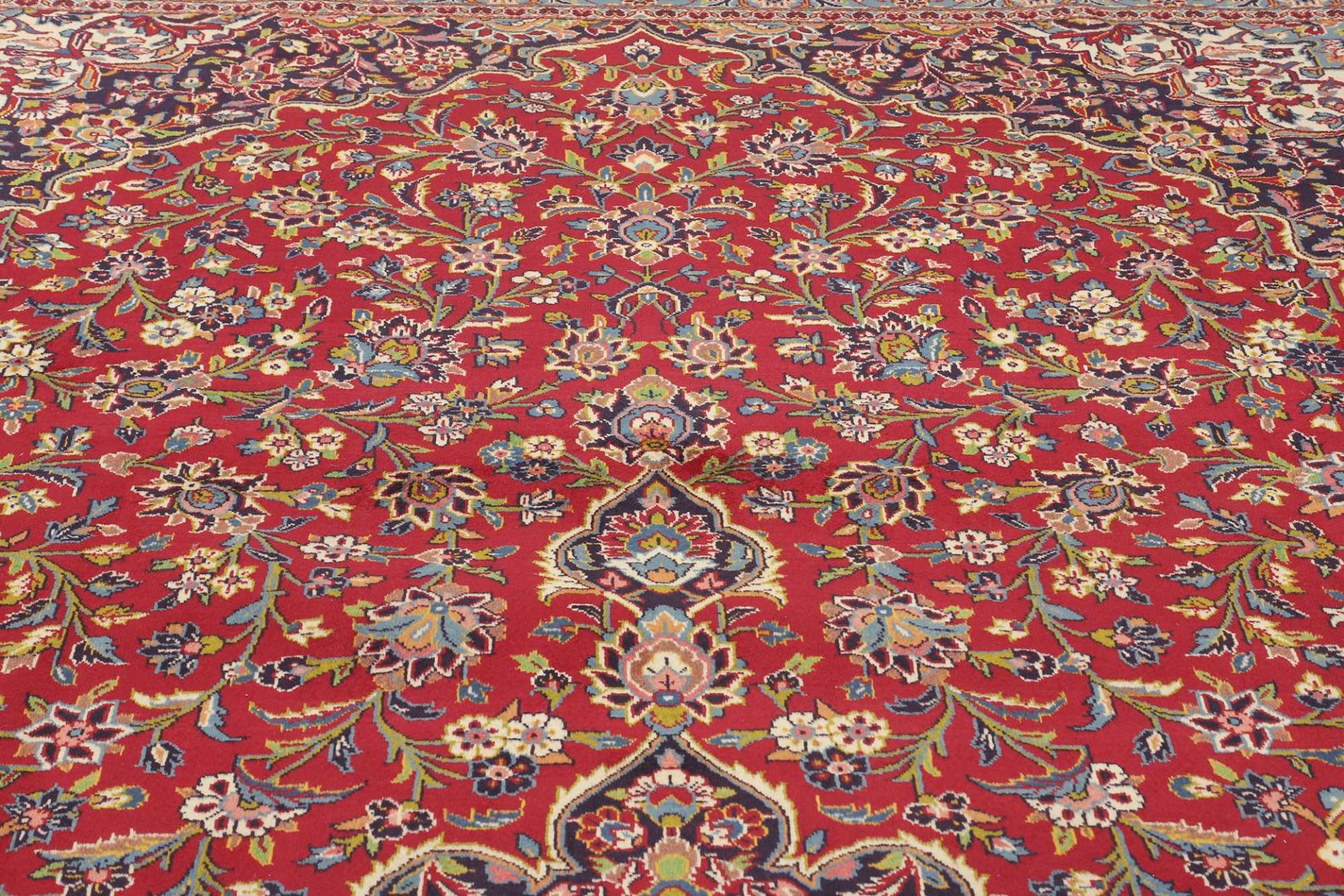 Kashan Perserteppich 361 × 557 cm aus Wolle, handgeknüpft