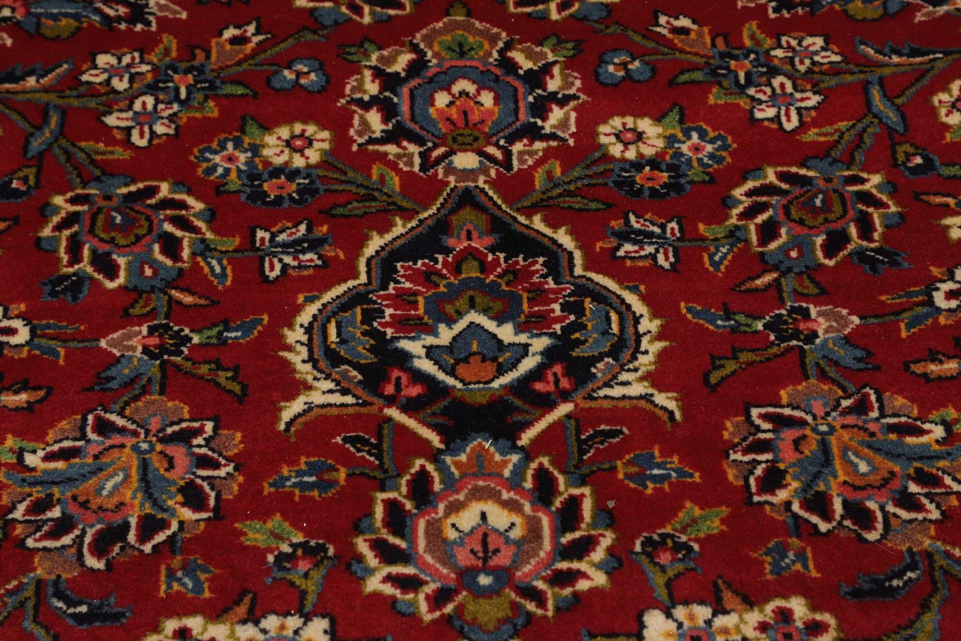Kashan Perserteppich 361 × 557 cm aus Wolle, handgeknüpft