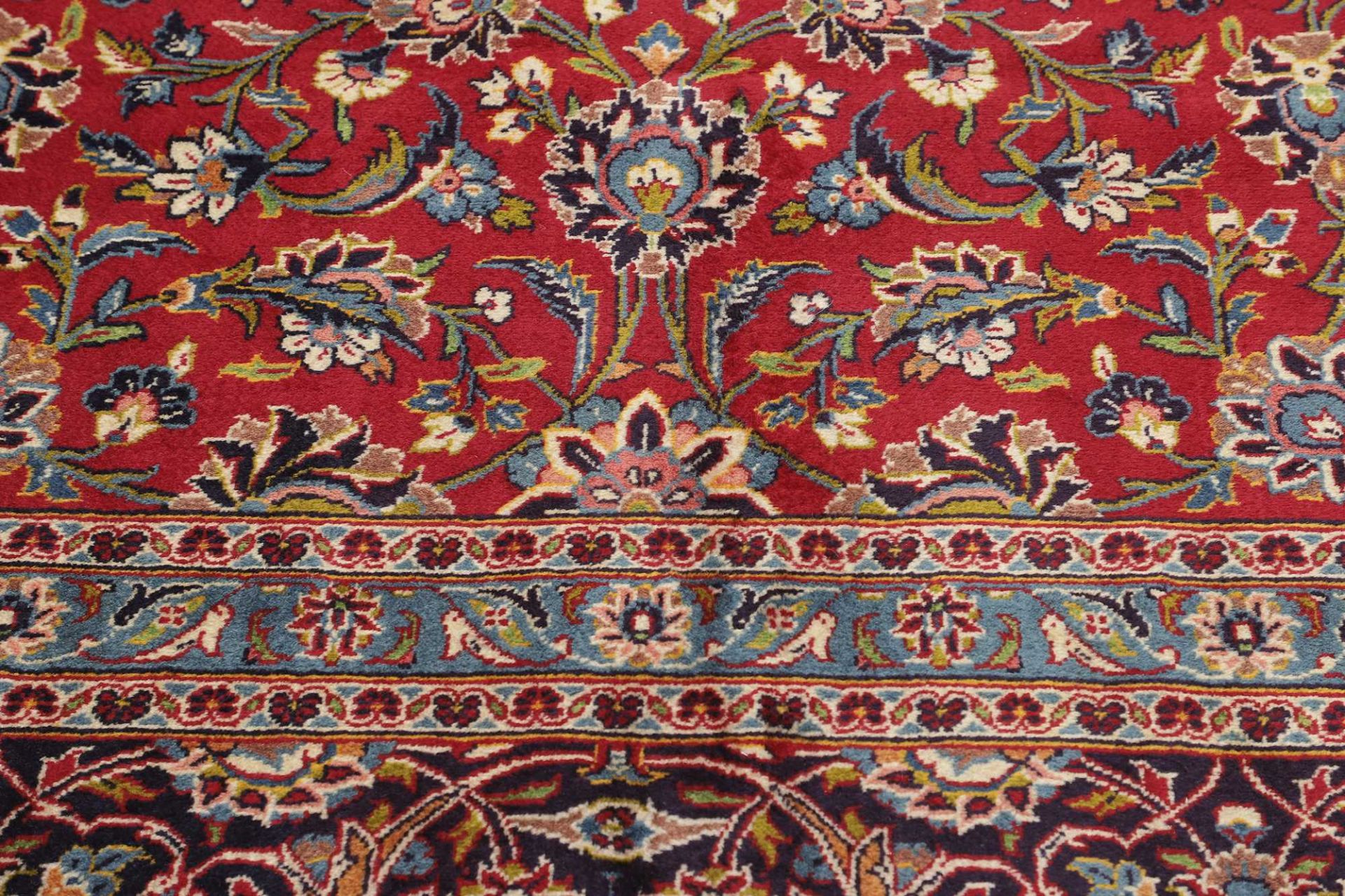 Kashan Perserteppich 361 × 557 cm aus Wolle, handgeknüpft