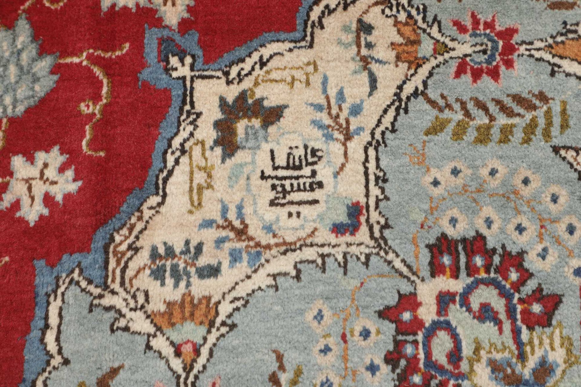 Handgeknüpfter Kashan Perserteppich, 353 × 529 cm, Wolle