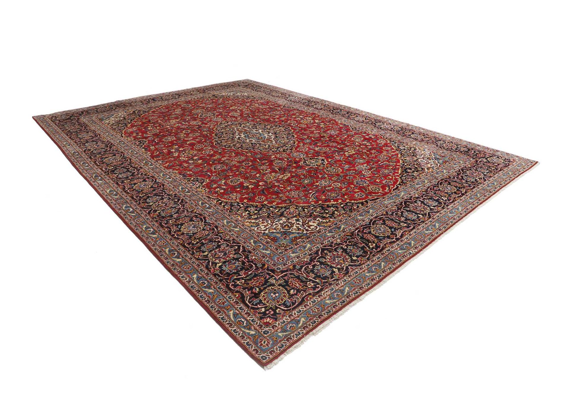 Kashan Perserteppich aus Iran, 356 × 486 cm