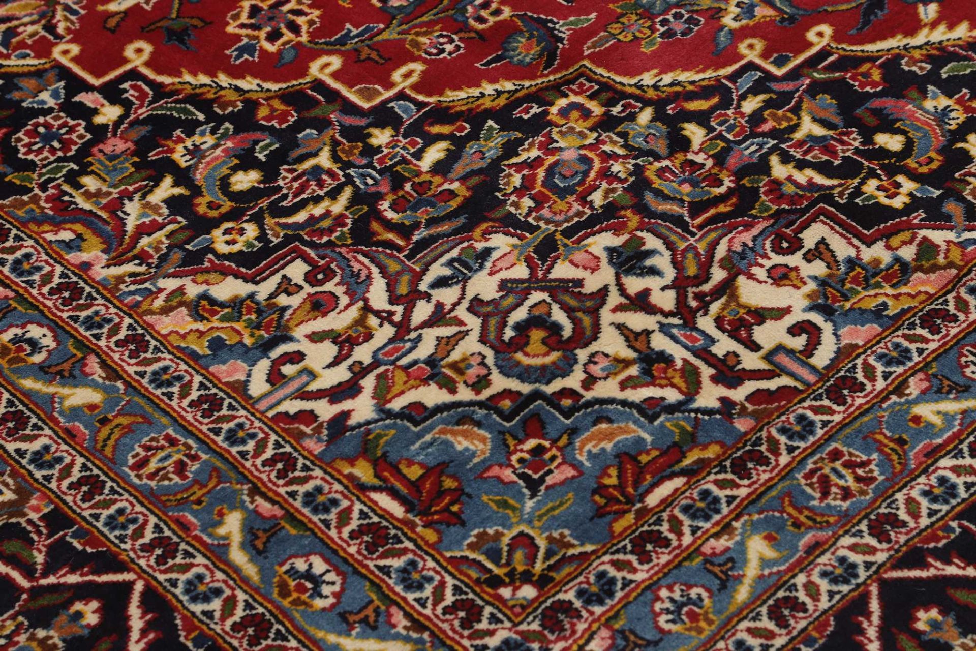 Kashan Perserteppich aus Iran, 356 × 486 cm