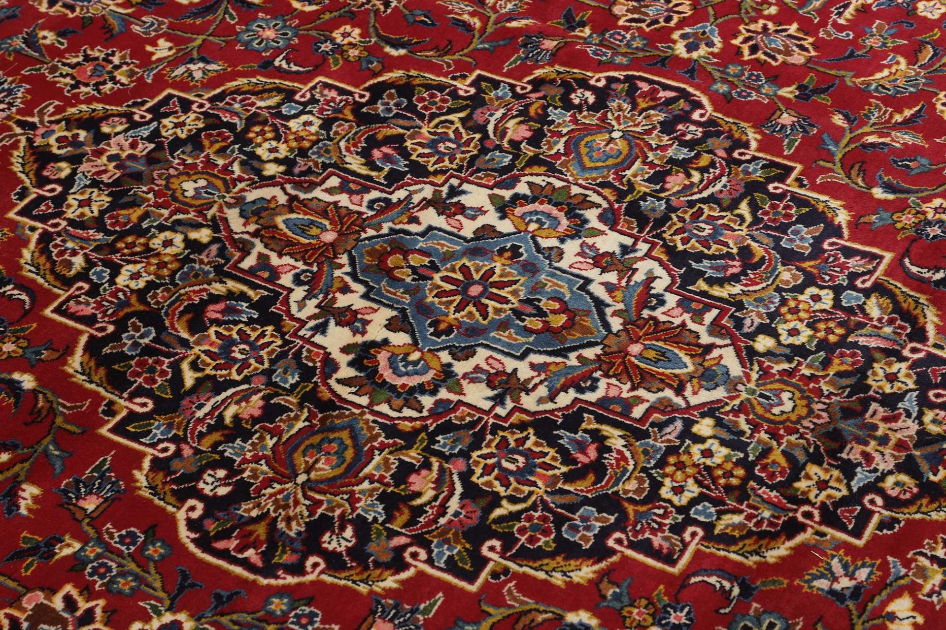 Kashan Perserteppich aus Iran, 356 × 486 cm