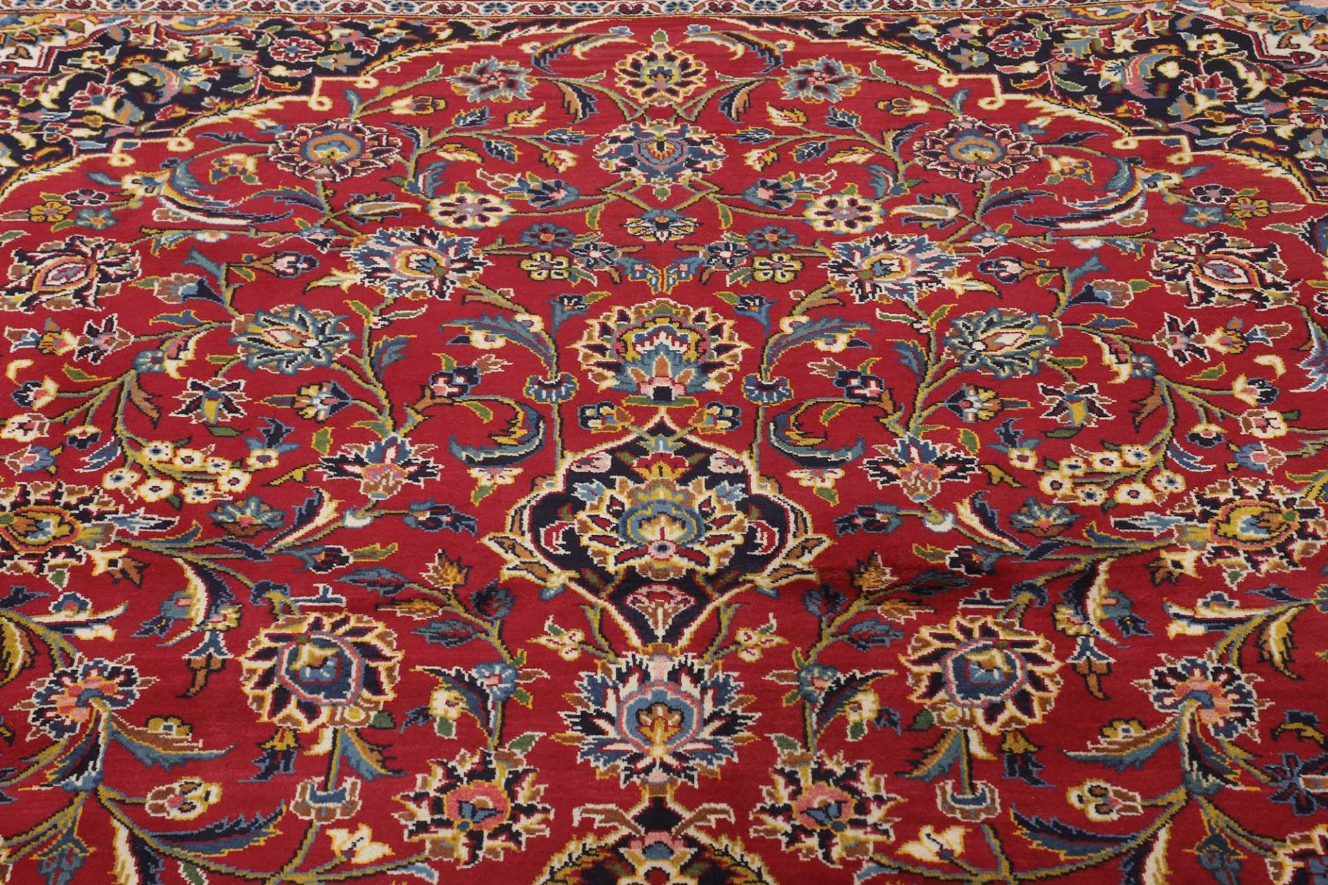 Kashan Perserteppich aus Iran, 356 × 486 cm