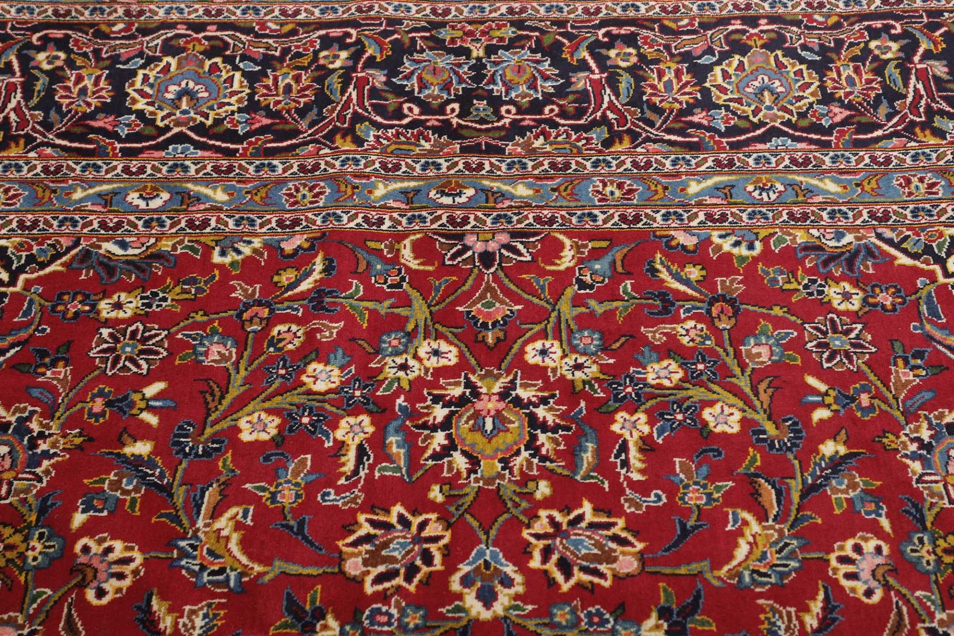 Kashan Perserteppich aus Iran, 356 × 486 cm