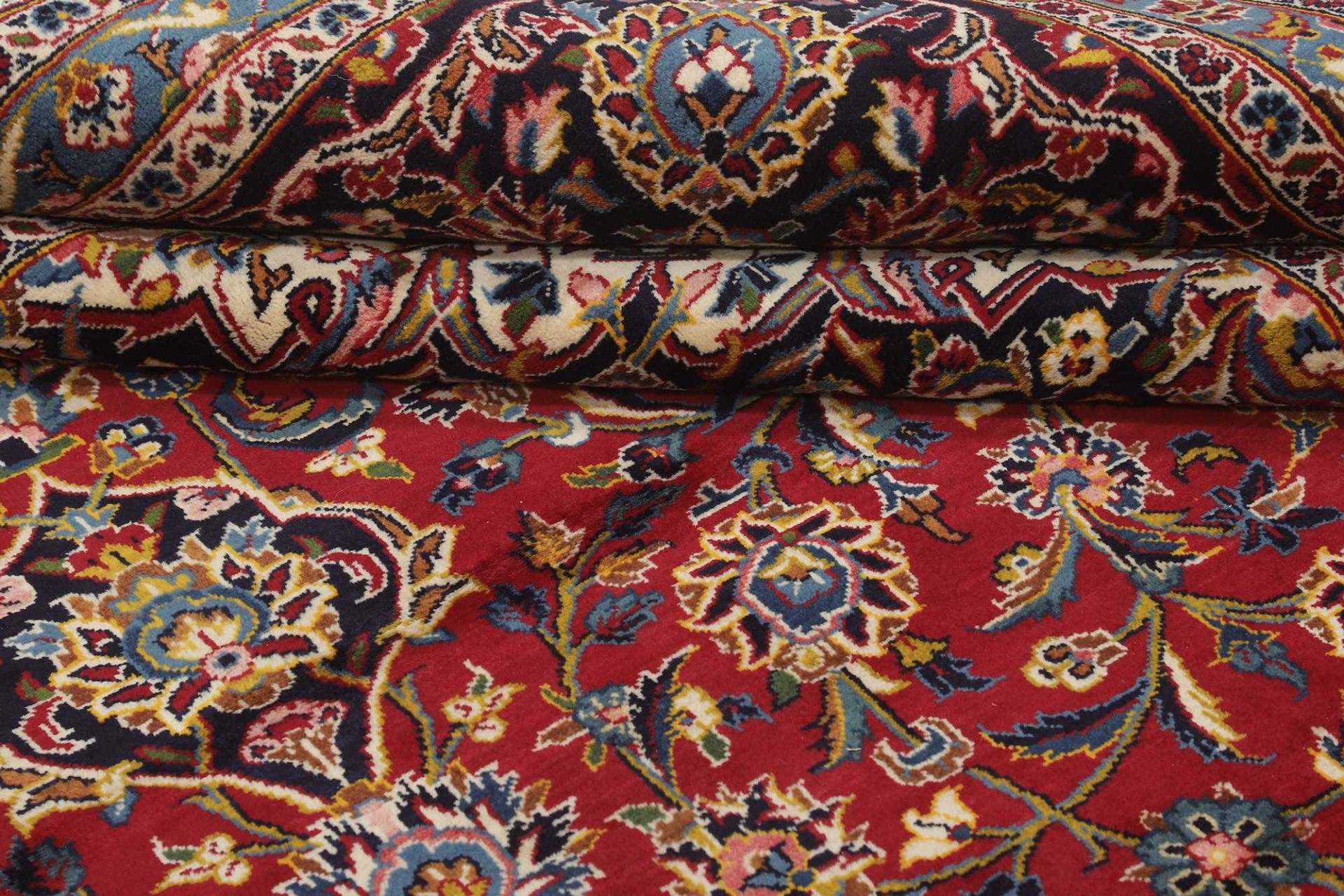 Kashan Perserteppich aus Iran, 356 × 486 cm