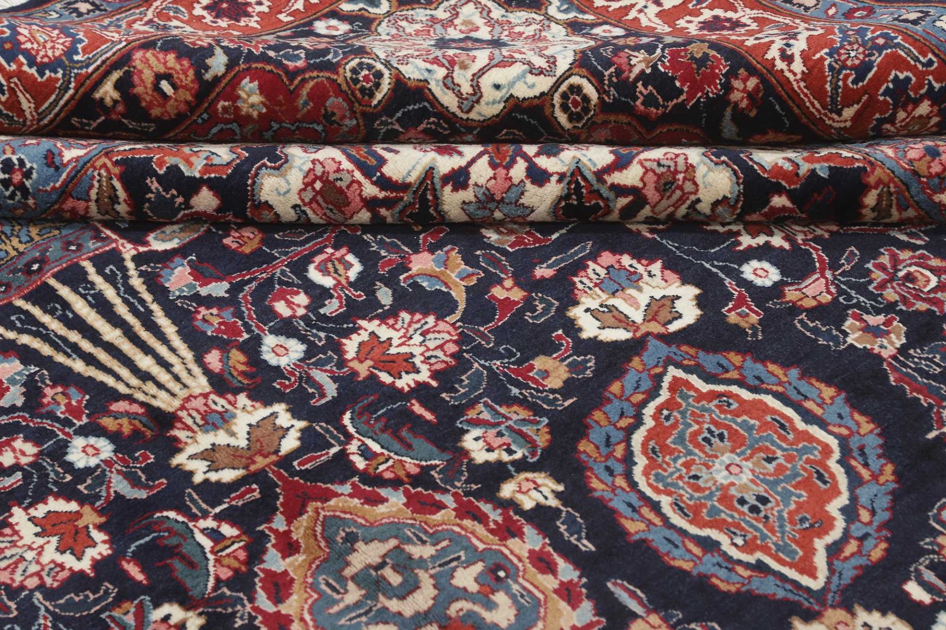 Handgeknüpfter Mashhad Perserteppich 347 × 502 cm