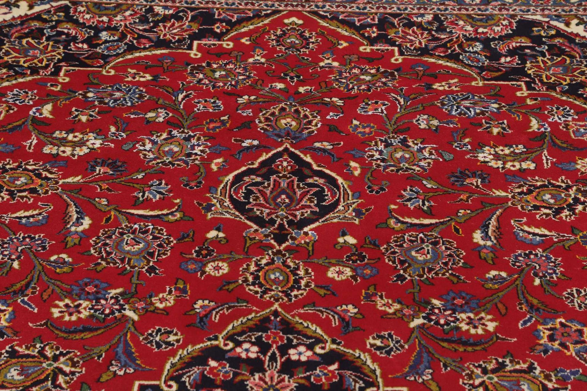 Handgeknüpfter Kashan Perserteppich 341 × 489 cm