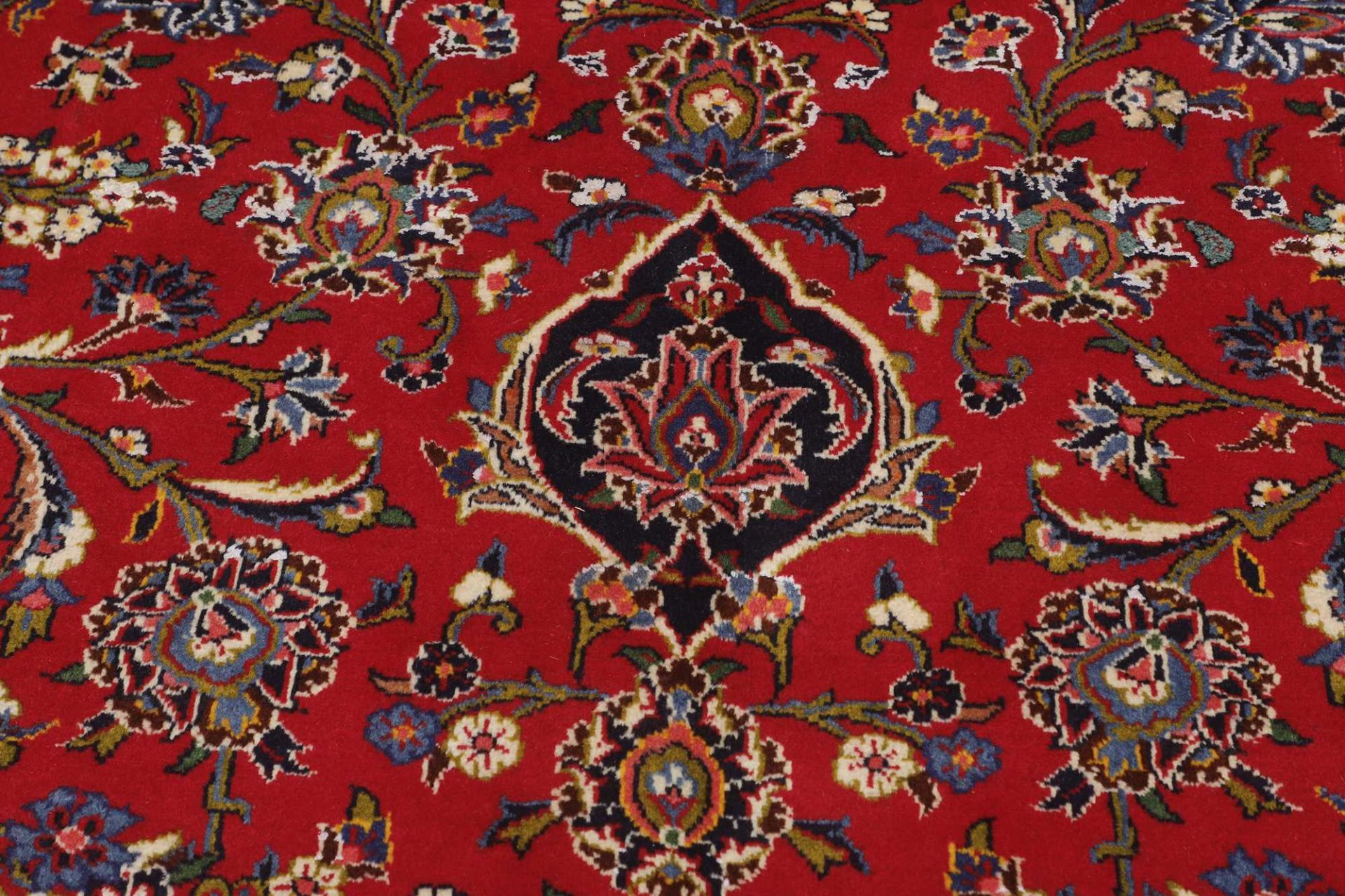 Handgeknüpfter Kashan Perserteppich 341 × 489 cm
